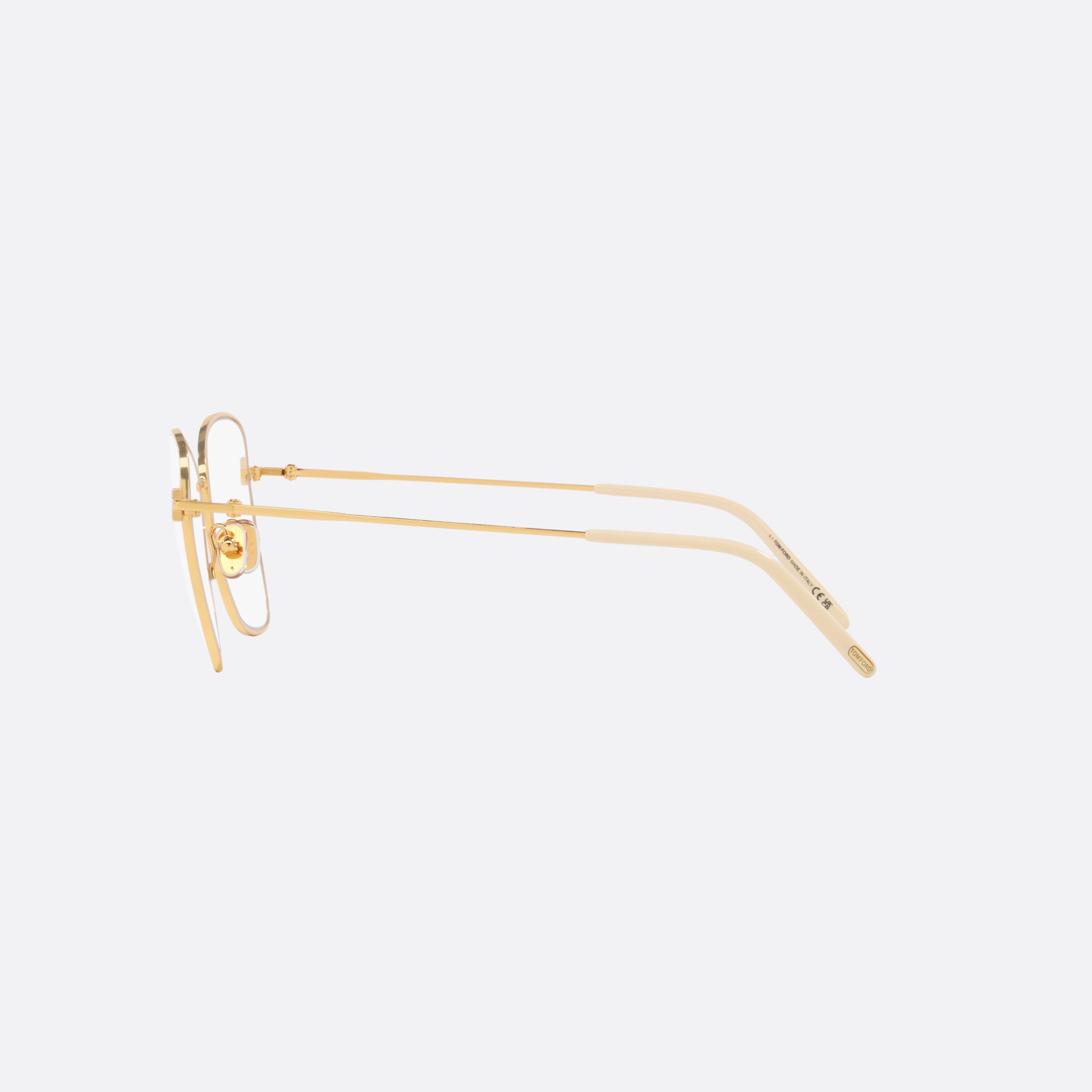 Tom 55mm Ford Ft5906 Beige Butterfly Women Eyeglasses - Detail View