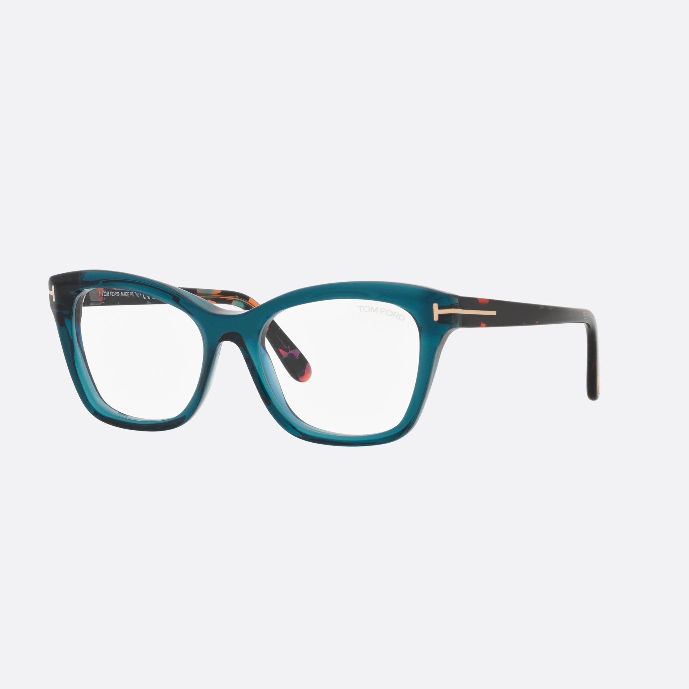 Tom 53mm Ford Ft5909 Blue Cat Eye Women Eyeglasses - Main View