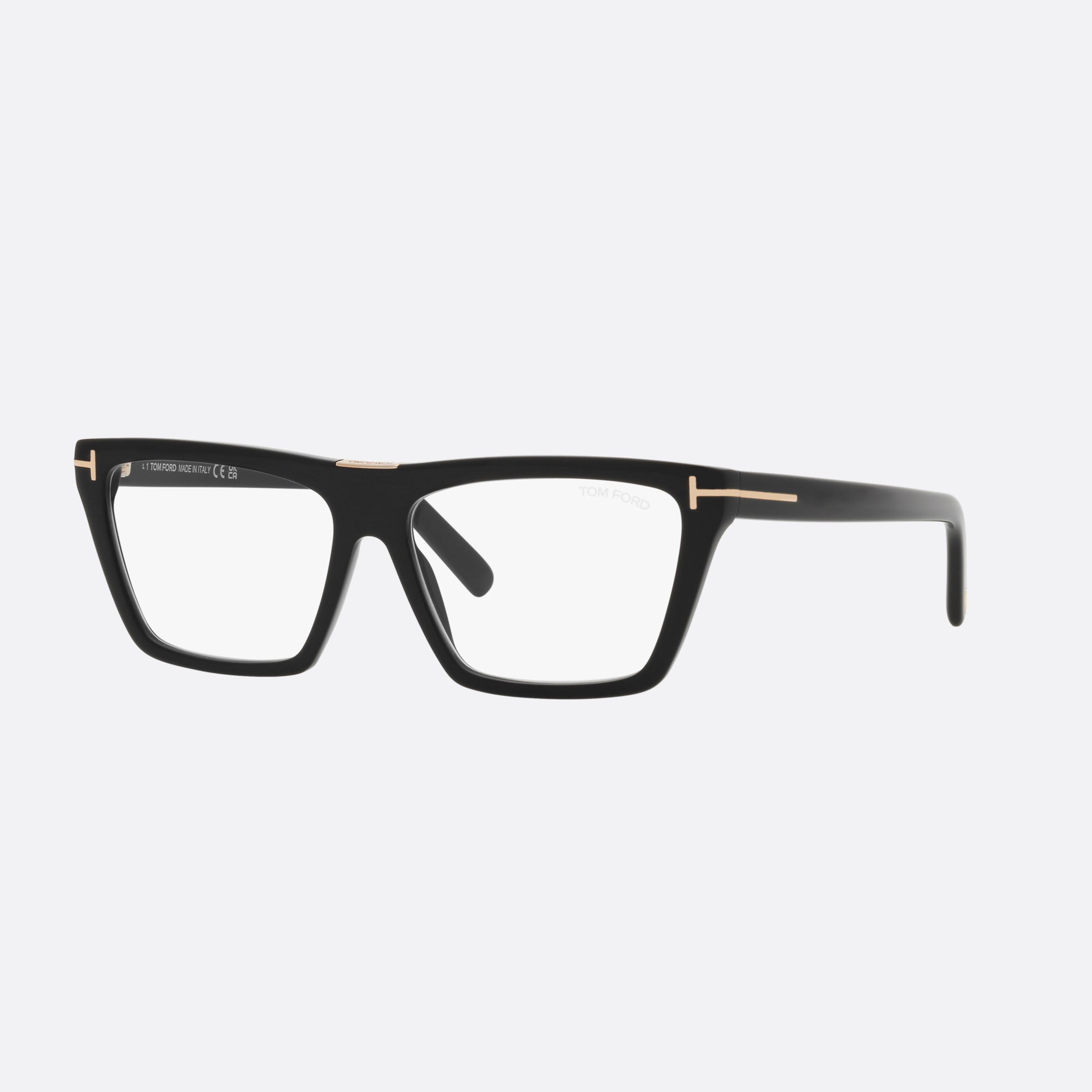 Tom 57mm Ford Ft5912 Black Square Women Eyeglasses - Main View