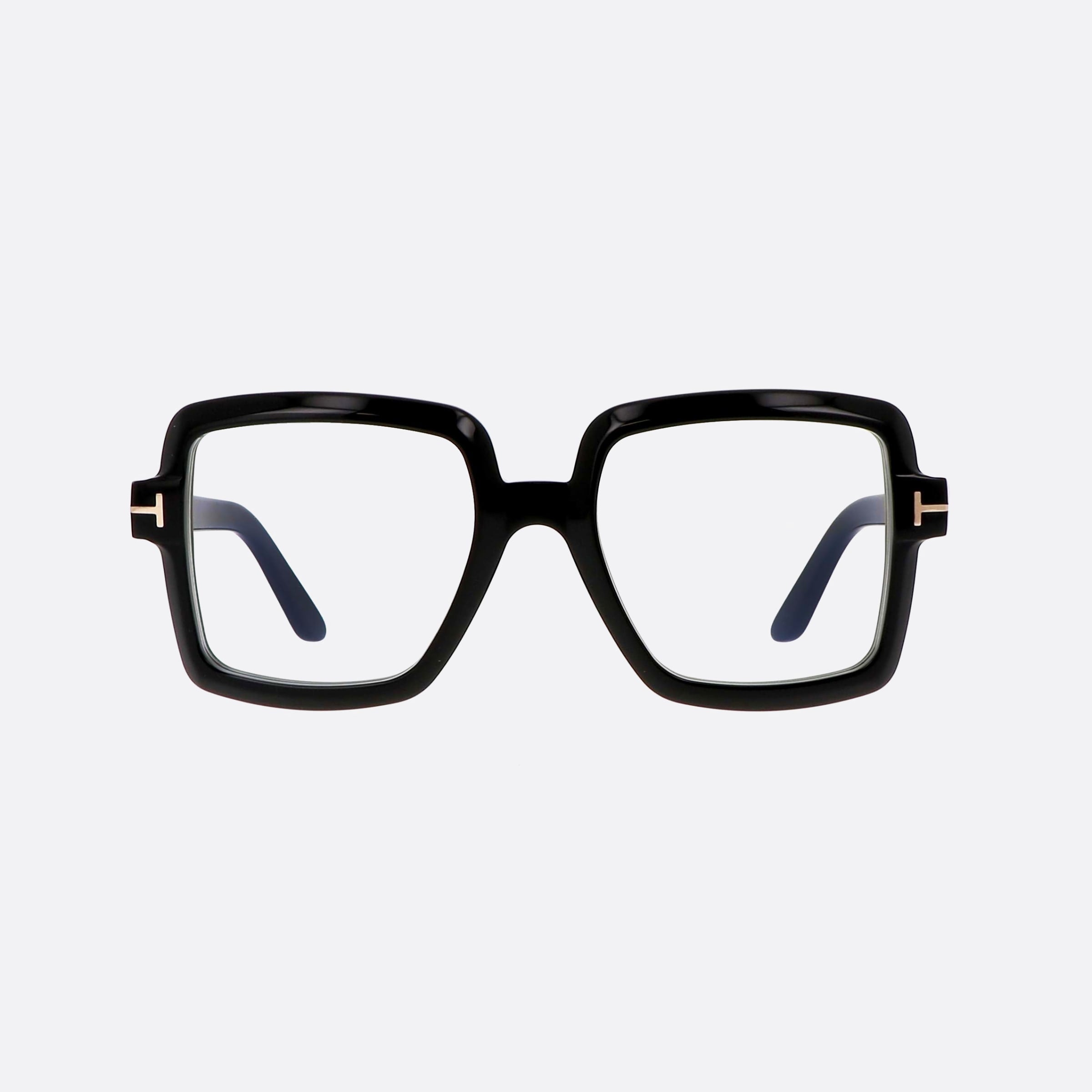 Tom 53mm Ford Ft5913 Black Square Women Eyeglasses - Side View