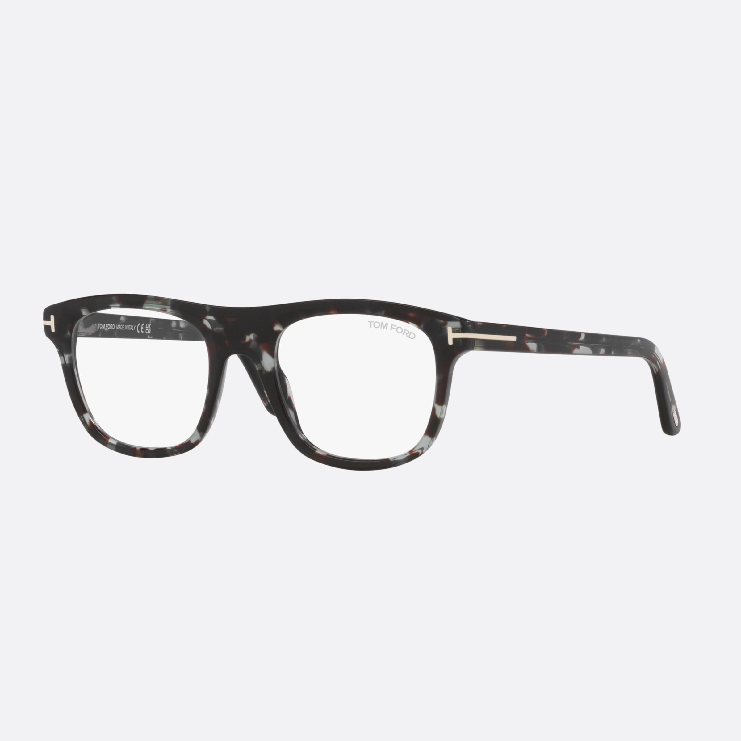 Tom 52mm Ford Ft5939 Havana Square Men Eyeglasses - Main View