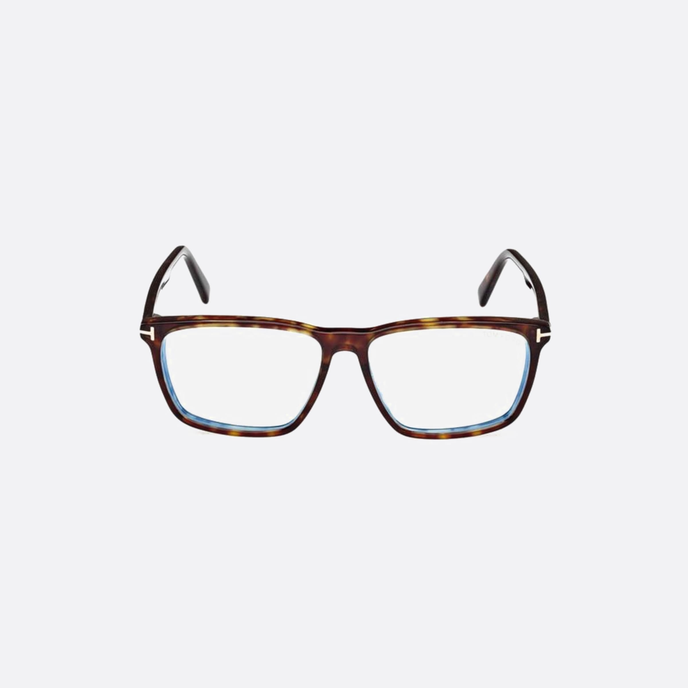 Tom 56mm Ford Ft5959 Havana Squared Men Eyeglasses - Main View