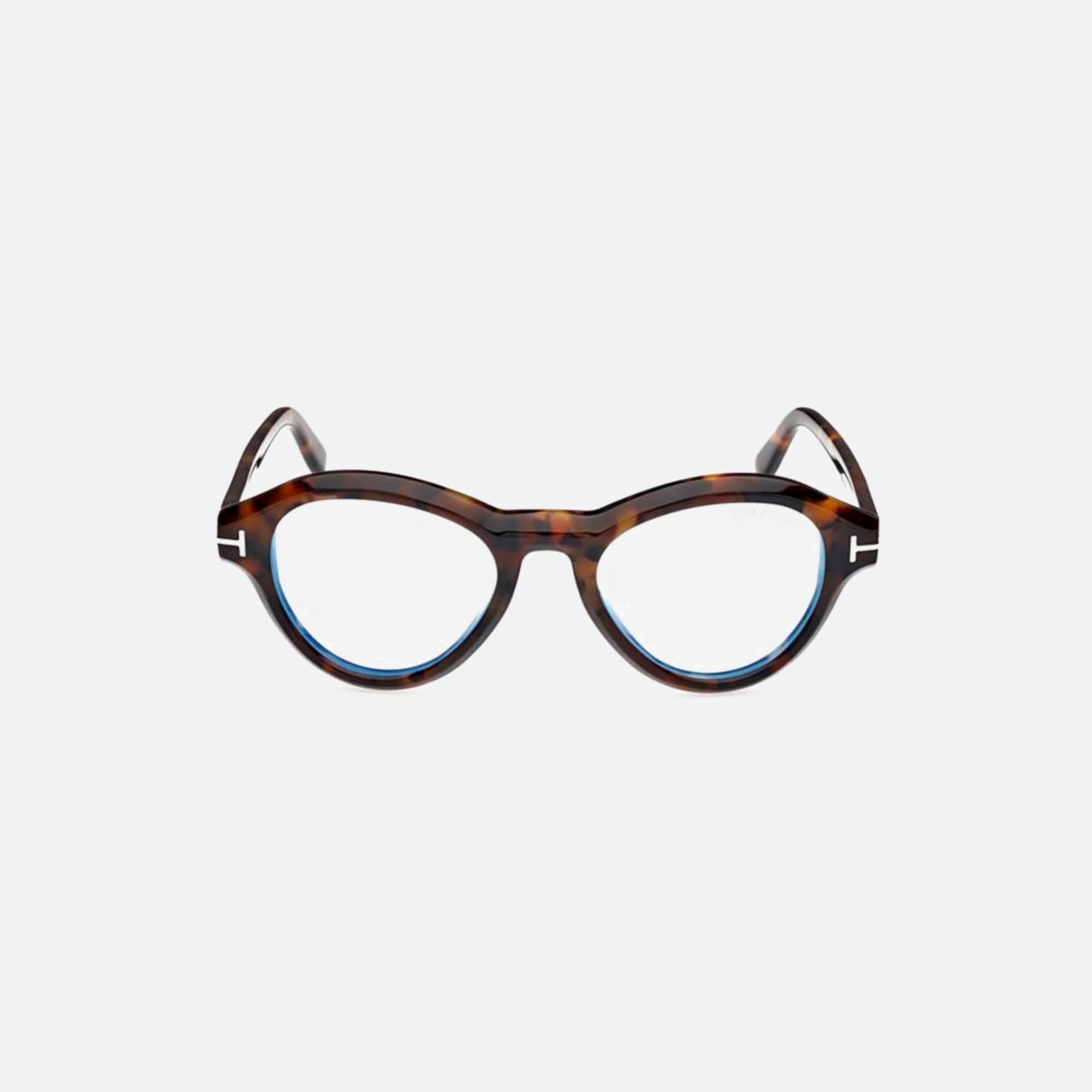 Tom 50mm Ford Ft5962 Havana Geometric Men Eyeglasses - Main View