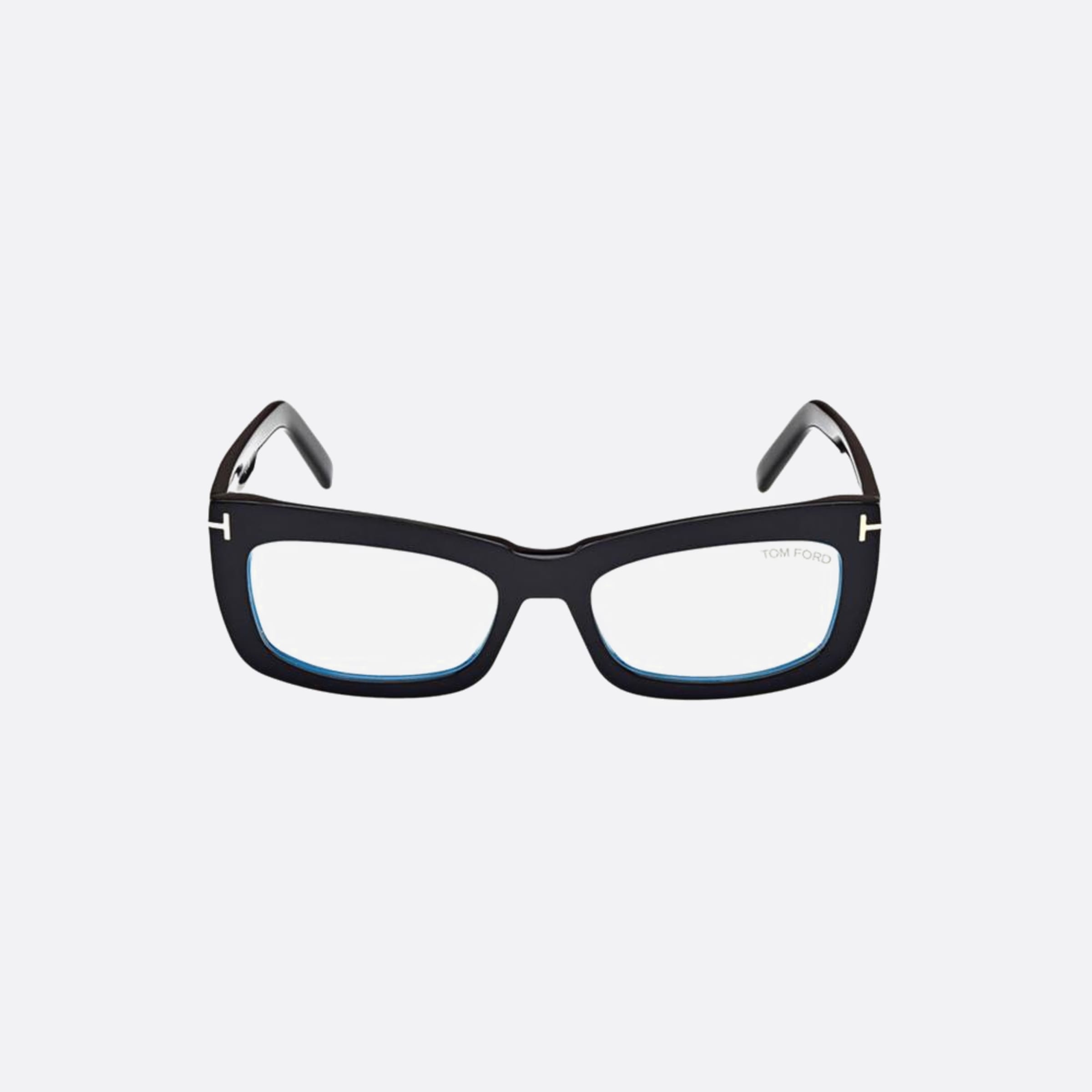 Tom 55mm Ford Ft5966 Black Geometric Women Eyeglasses - Main View