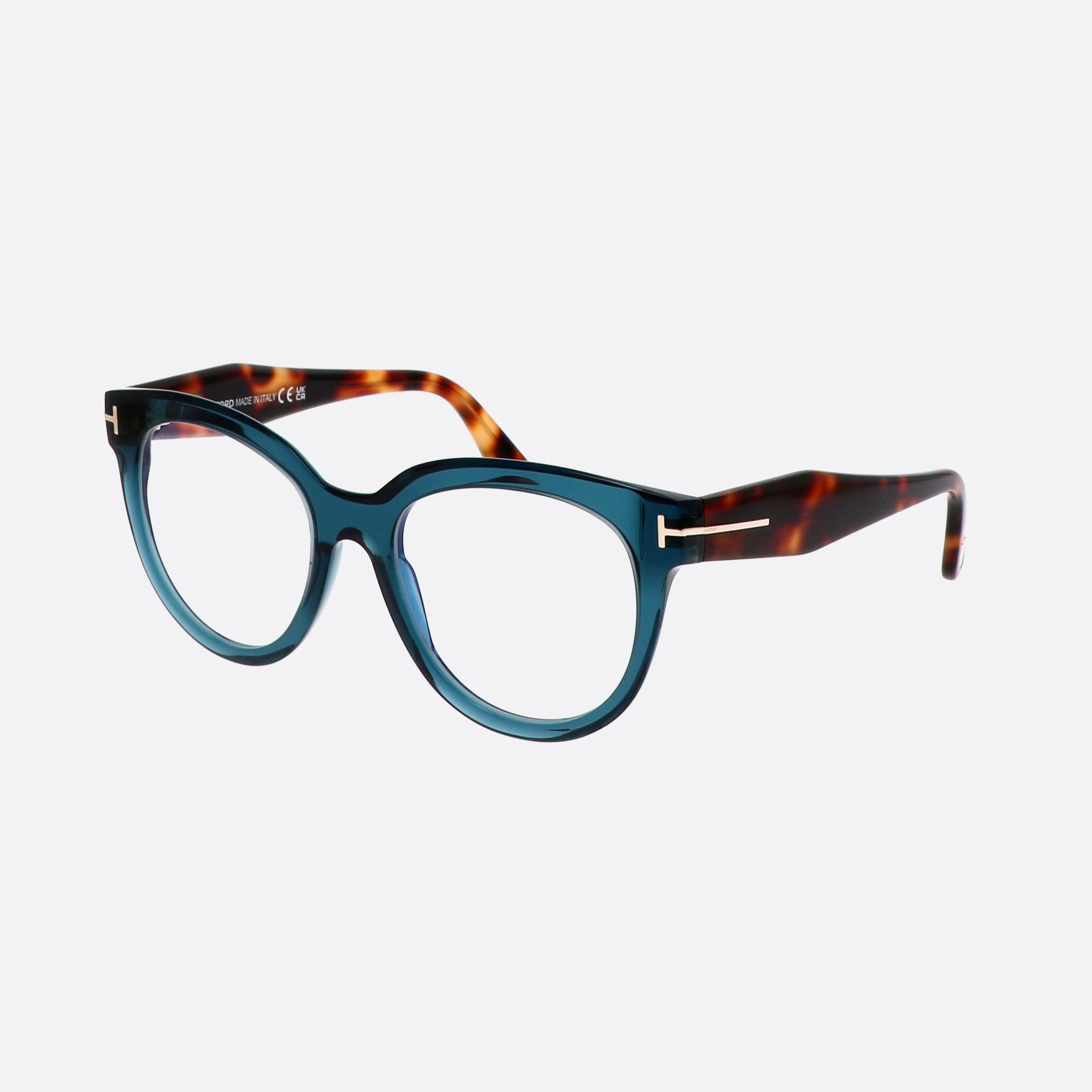 Tom 52mm Ford Ft5987 Blue Butterfly Women Eyeglasses - Main View