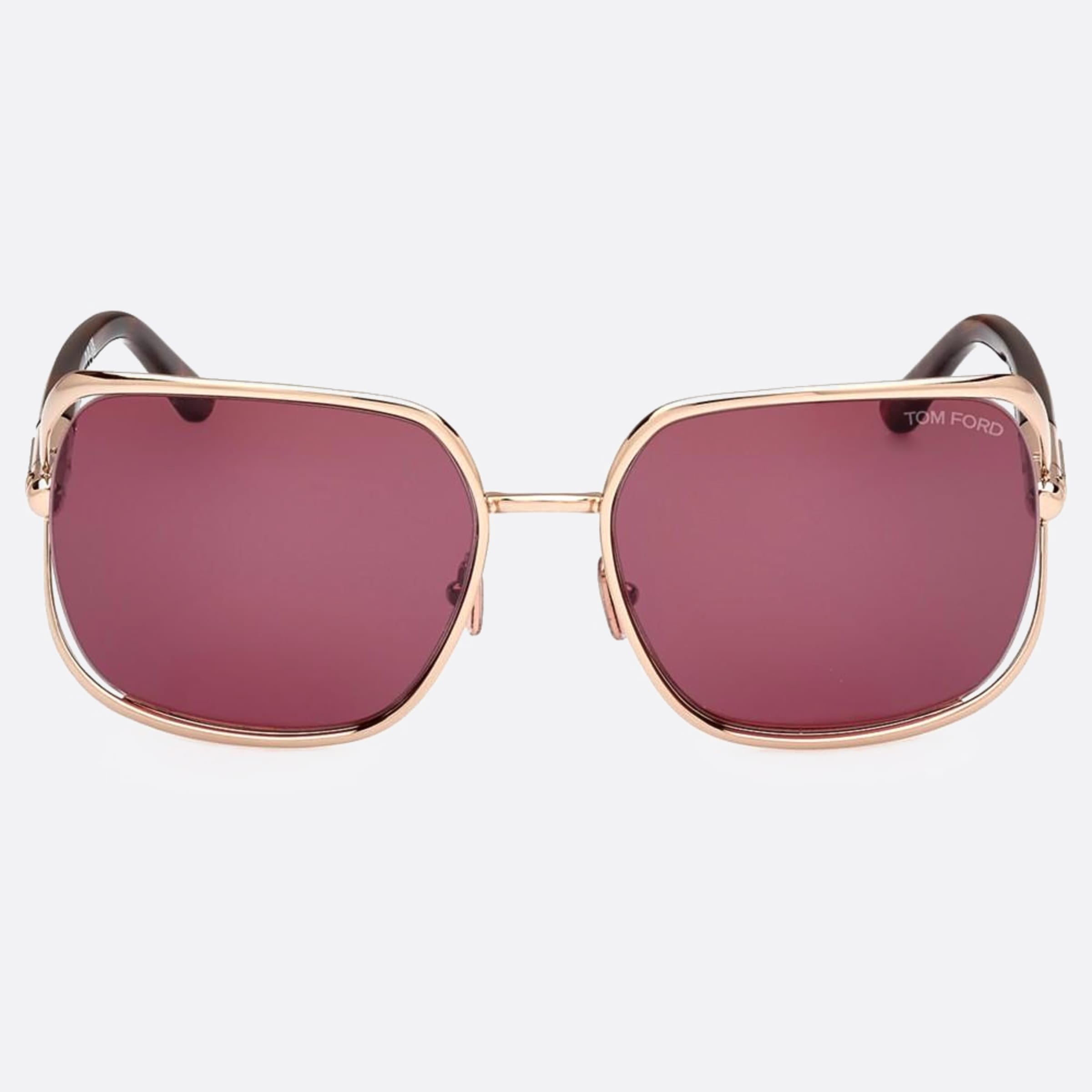 Tom 60mm Ford Goldie 28u Gold Butterfly Women Sunglasses - Main View