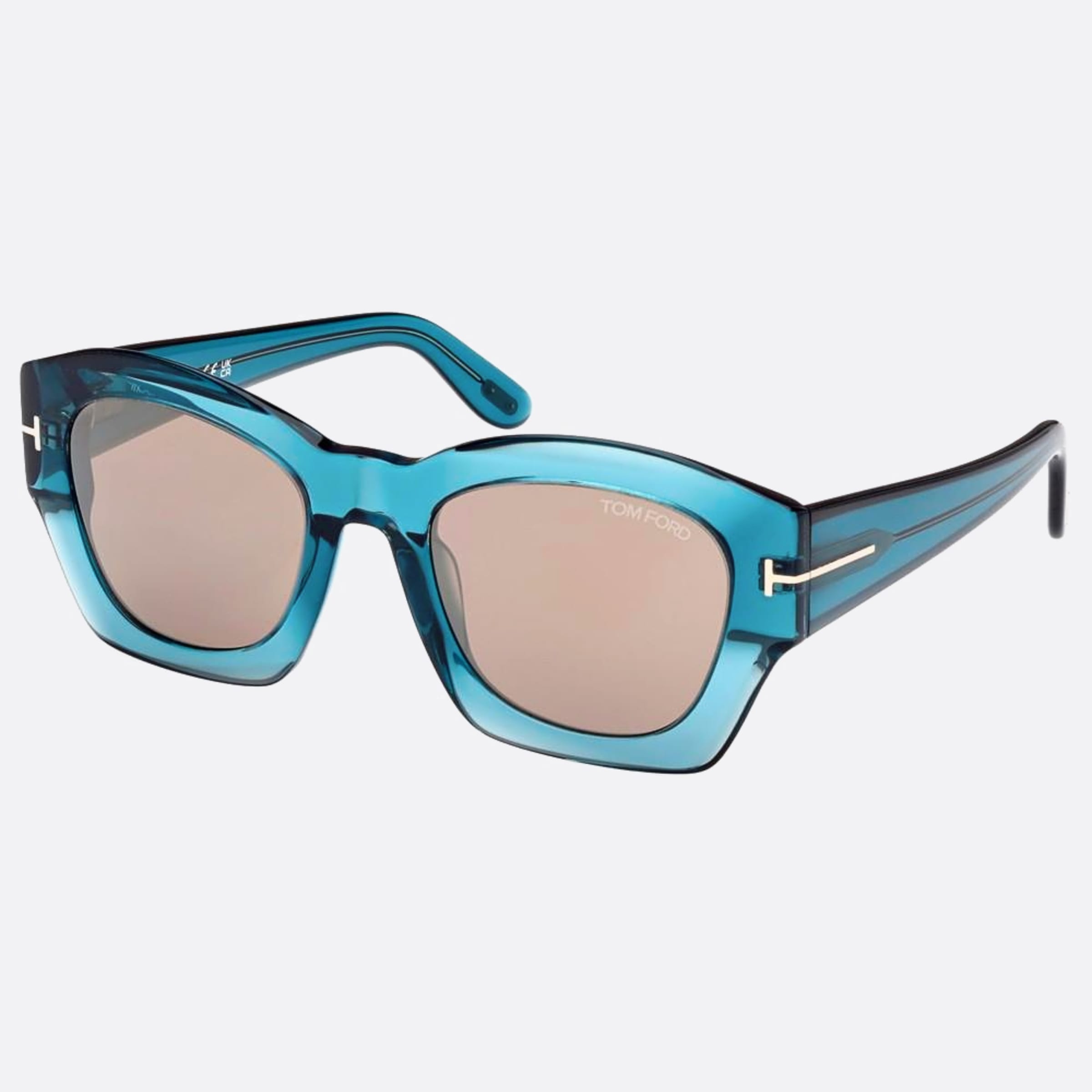 Tom 52mm Ford Guilliana 90l Blue Geometric Women Sunglasses - Side View