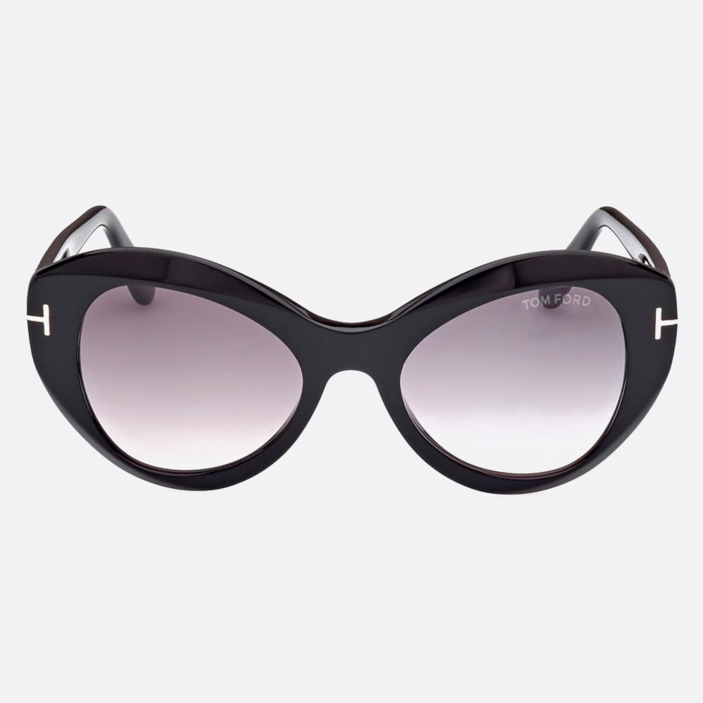 Tom 52mm Ford Guinevere 01b Black Butterfly Women Sunglasses - Main View