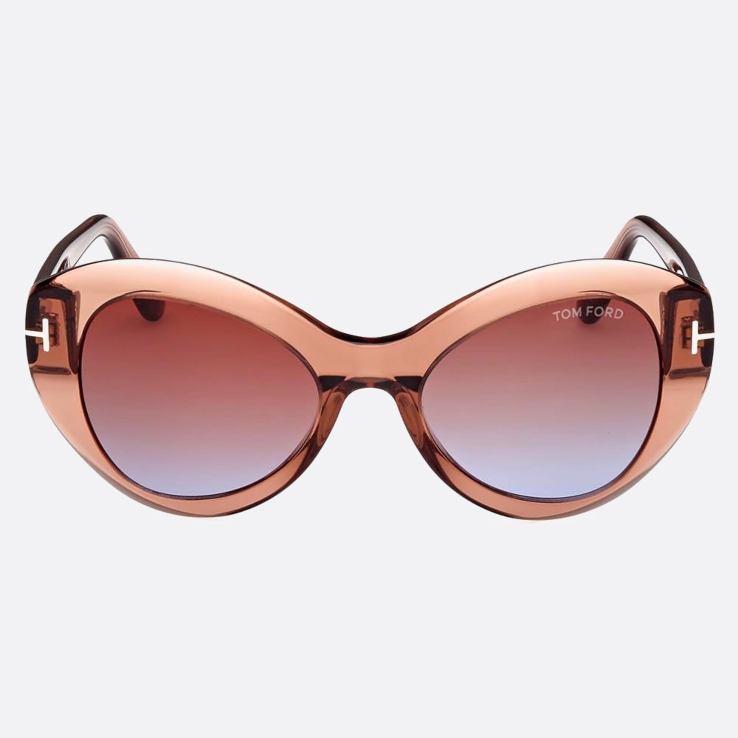 Tom 52mm Ford Guinevere 48f Brown Butterfly Women Sunglasses - Main View
