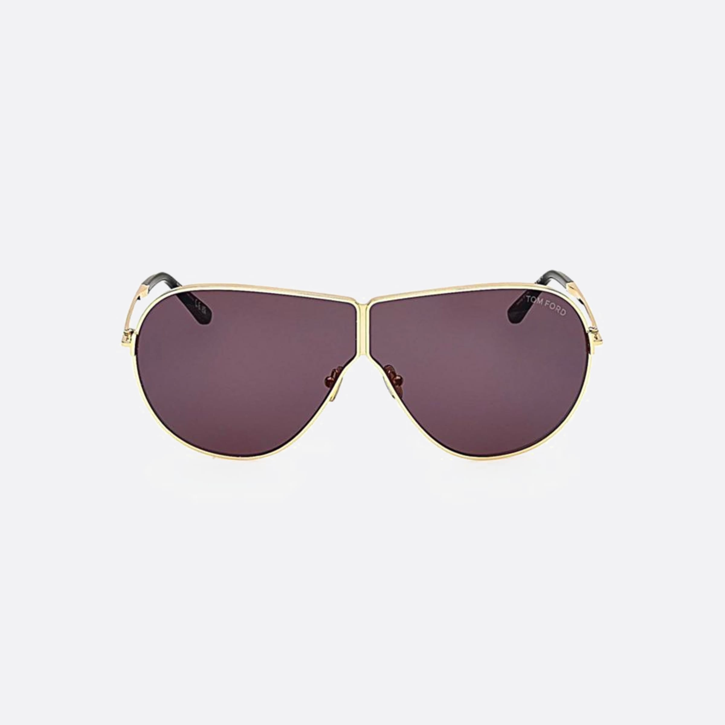 Tom 68mm Ford Huxley Ft1159 30ab Gold Pilot Unisex Sunglasses - Main View