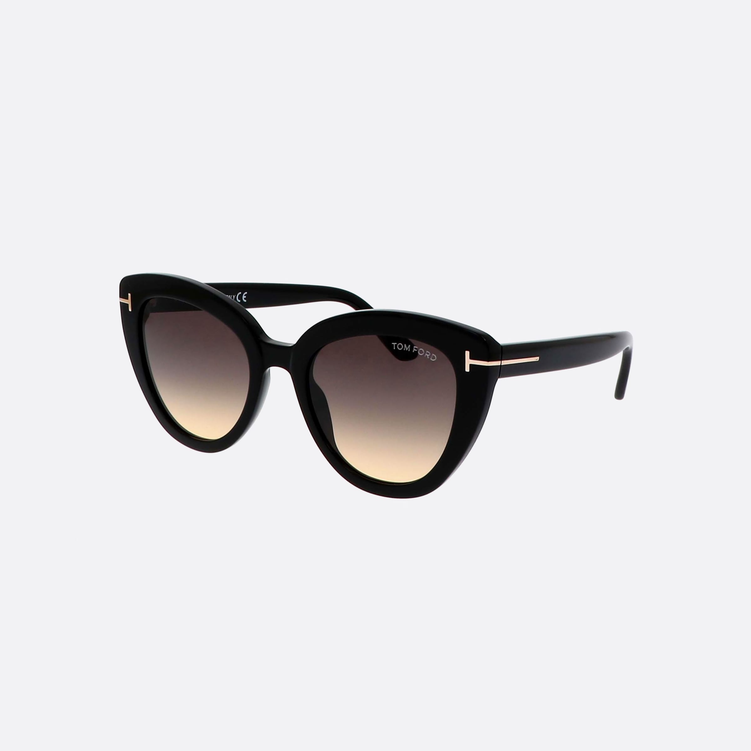 Tom 53mm Ford Izzi 01b Black Butterfly Unisex Sunglasses - Main View