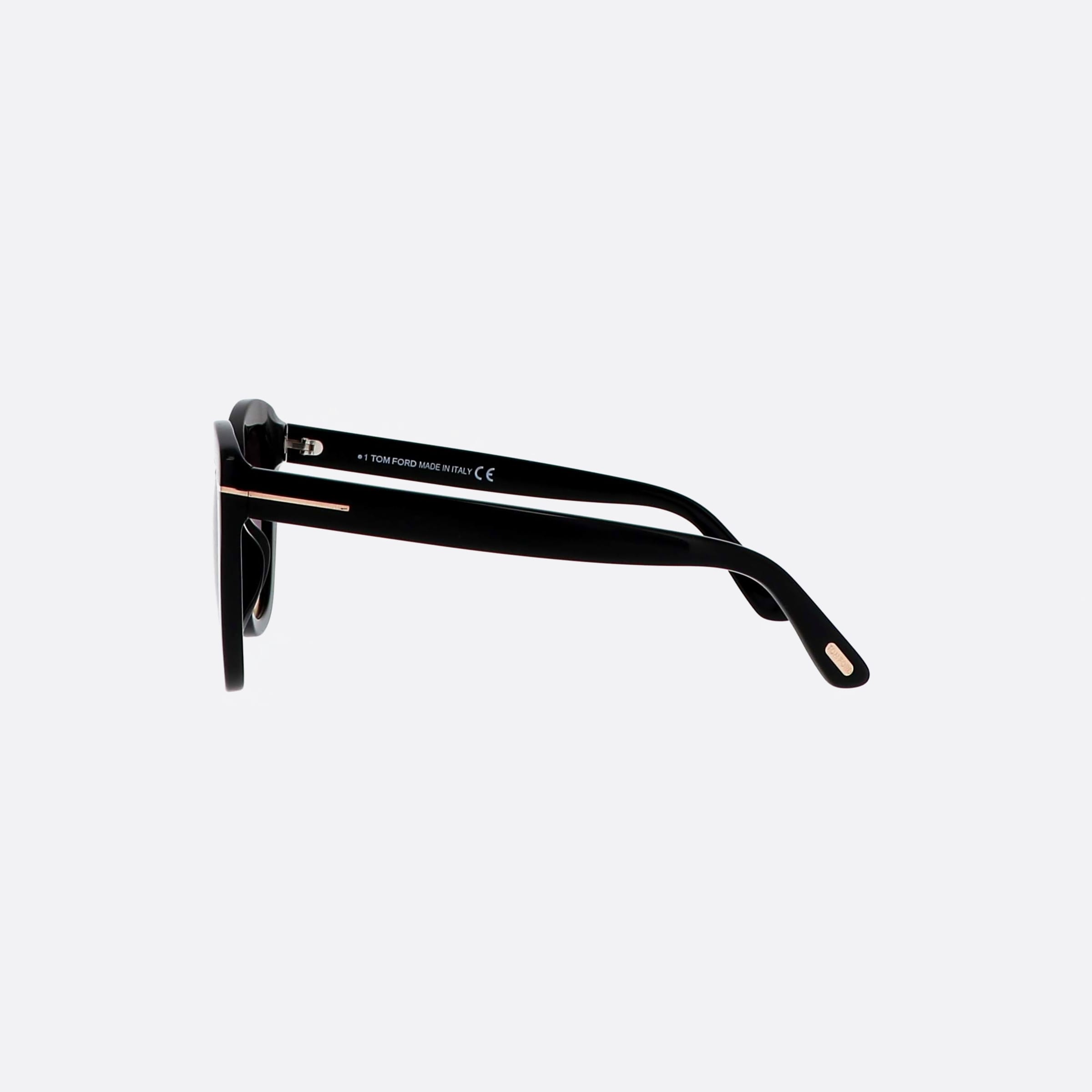 Tom 53mm Ford Izzi 01b Black Butterfly Unisex Sunglasses - Detail View