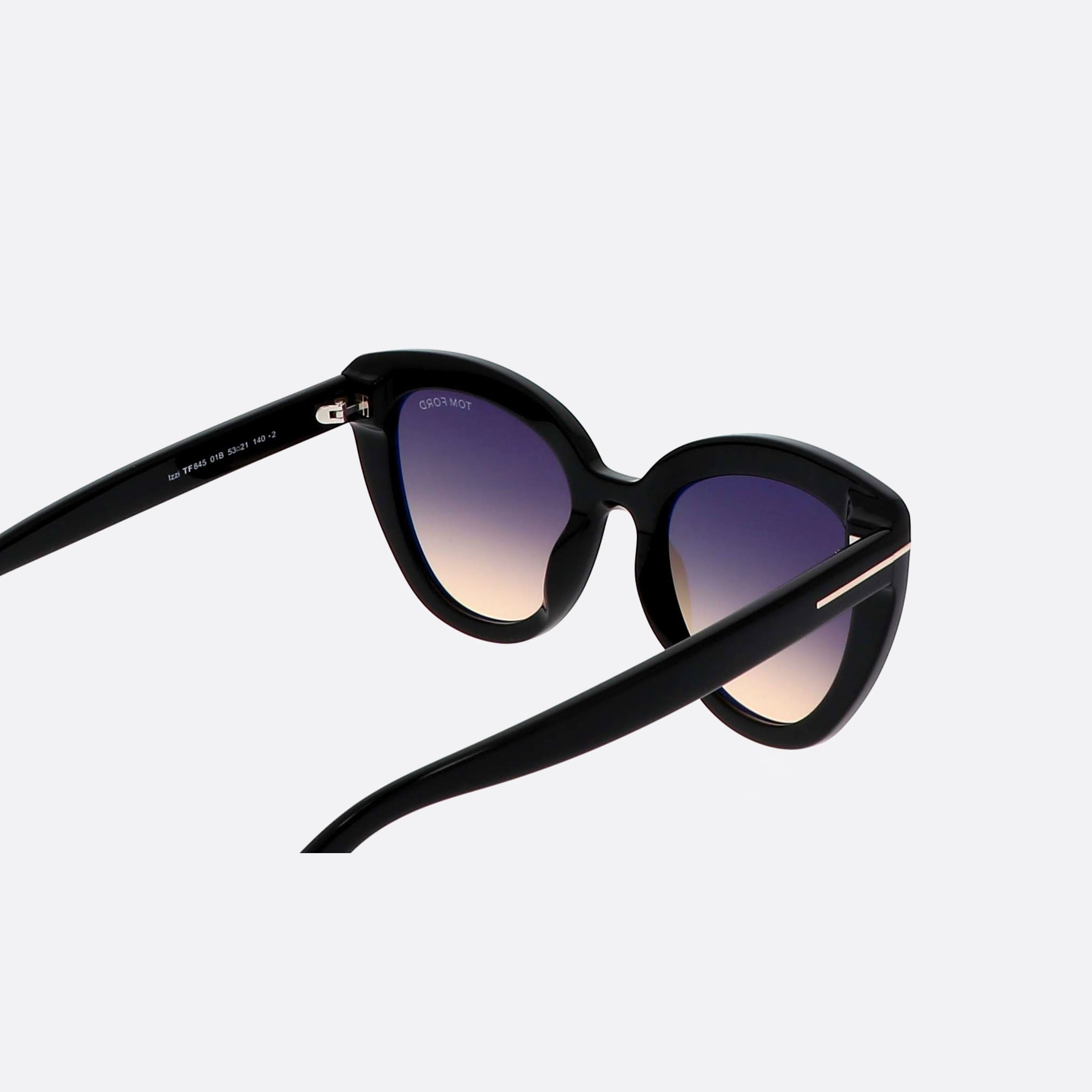 Tom 53mm Ford Izzi 01b Black Butterfly Unisex Sunglasses - Lifestyle Shot