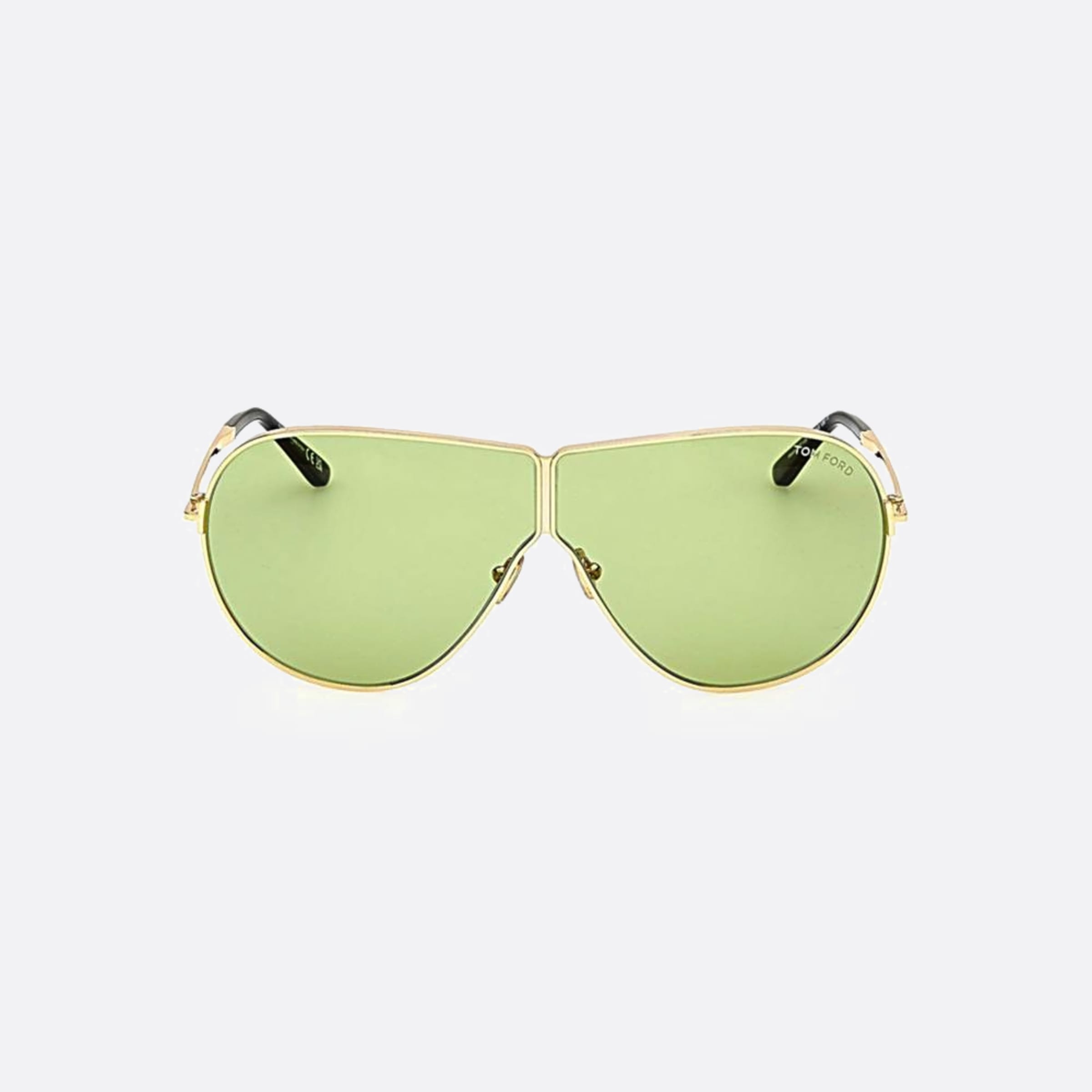 Tom 71mm Ford Keating Ft1158 30n Gold Pilot Unisex Sunglasses - Main View
