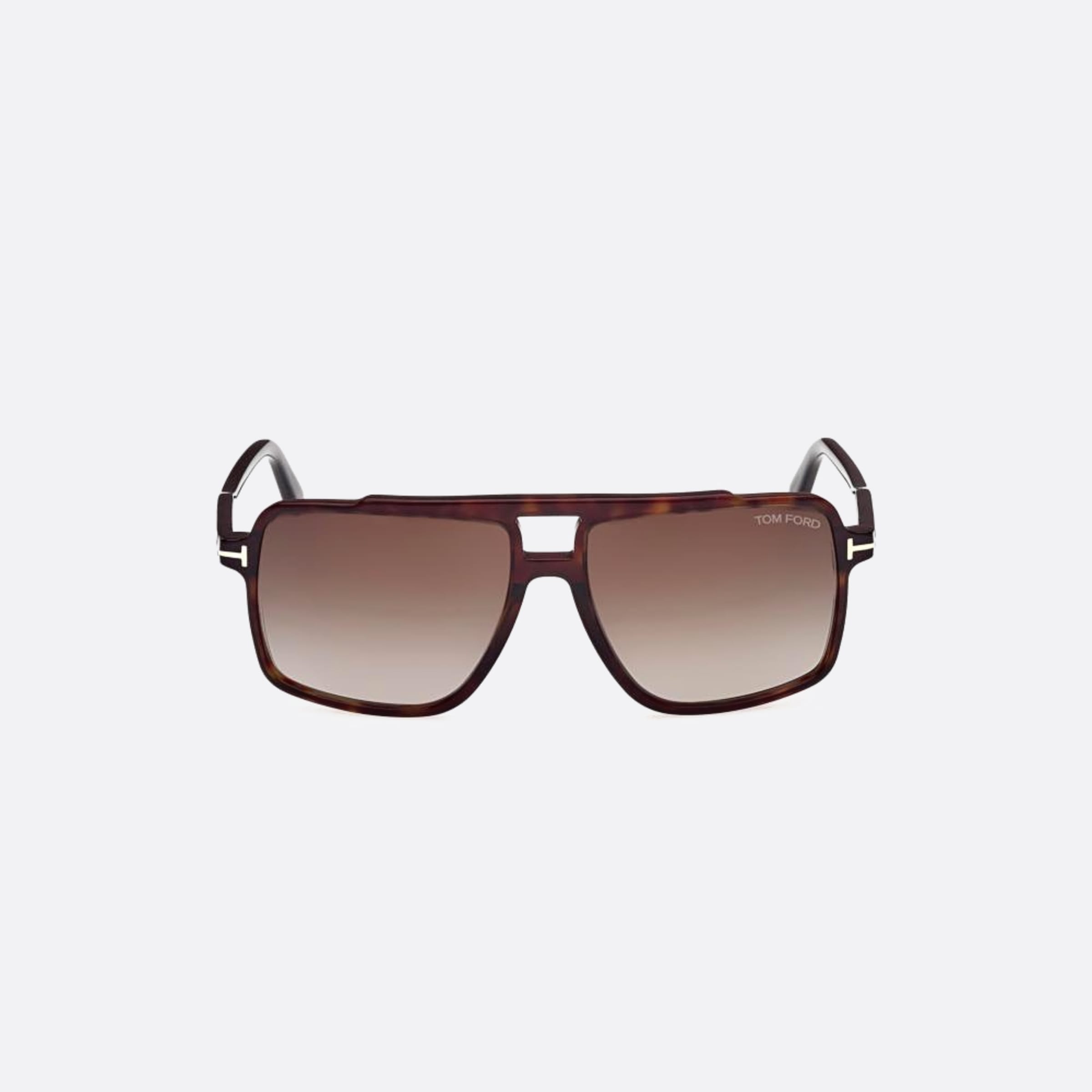 Tom 59mm Ford Kemp Ft1177 52b Havana Pilot Unisex Sunglasses - Main View