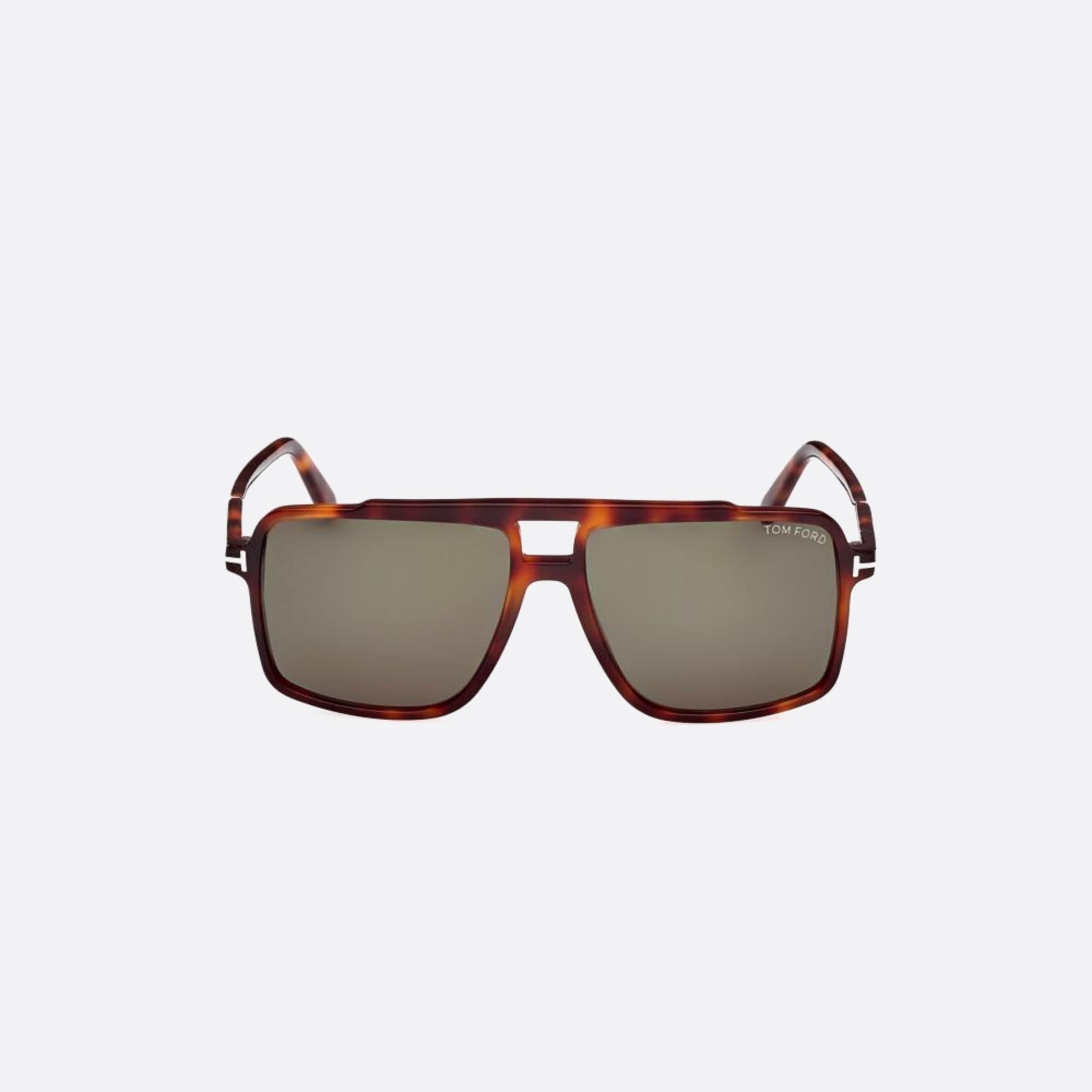 Tom 59mm Ford Kemp Ft1177 53n Havana Pilot Unisex Sunglasses - Main View