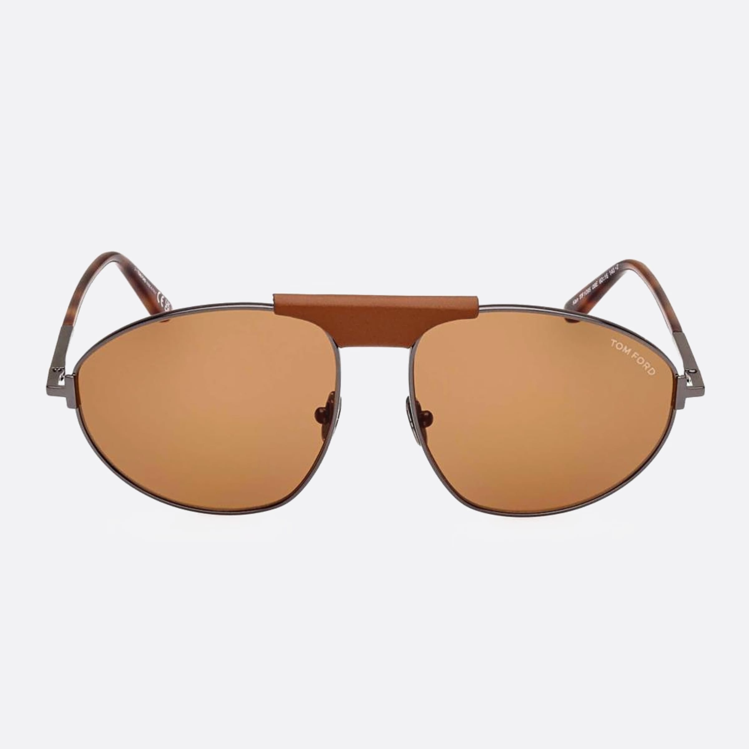 Tom 60mm Ford Ken 08e Ruthenium Pilot Unisex Sunglasses - Main View