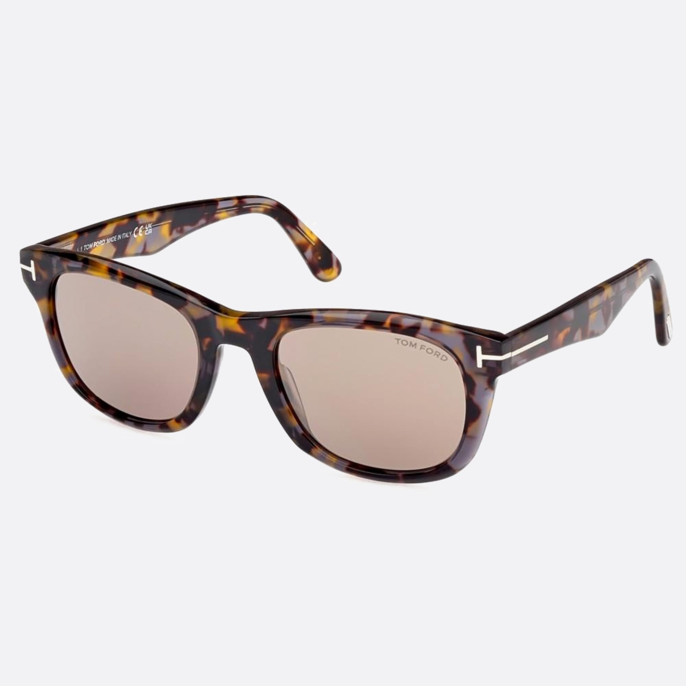 Tom 54mm Ford Kendel 55l Havana Squared Men Sunglasses - Side View
