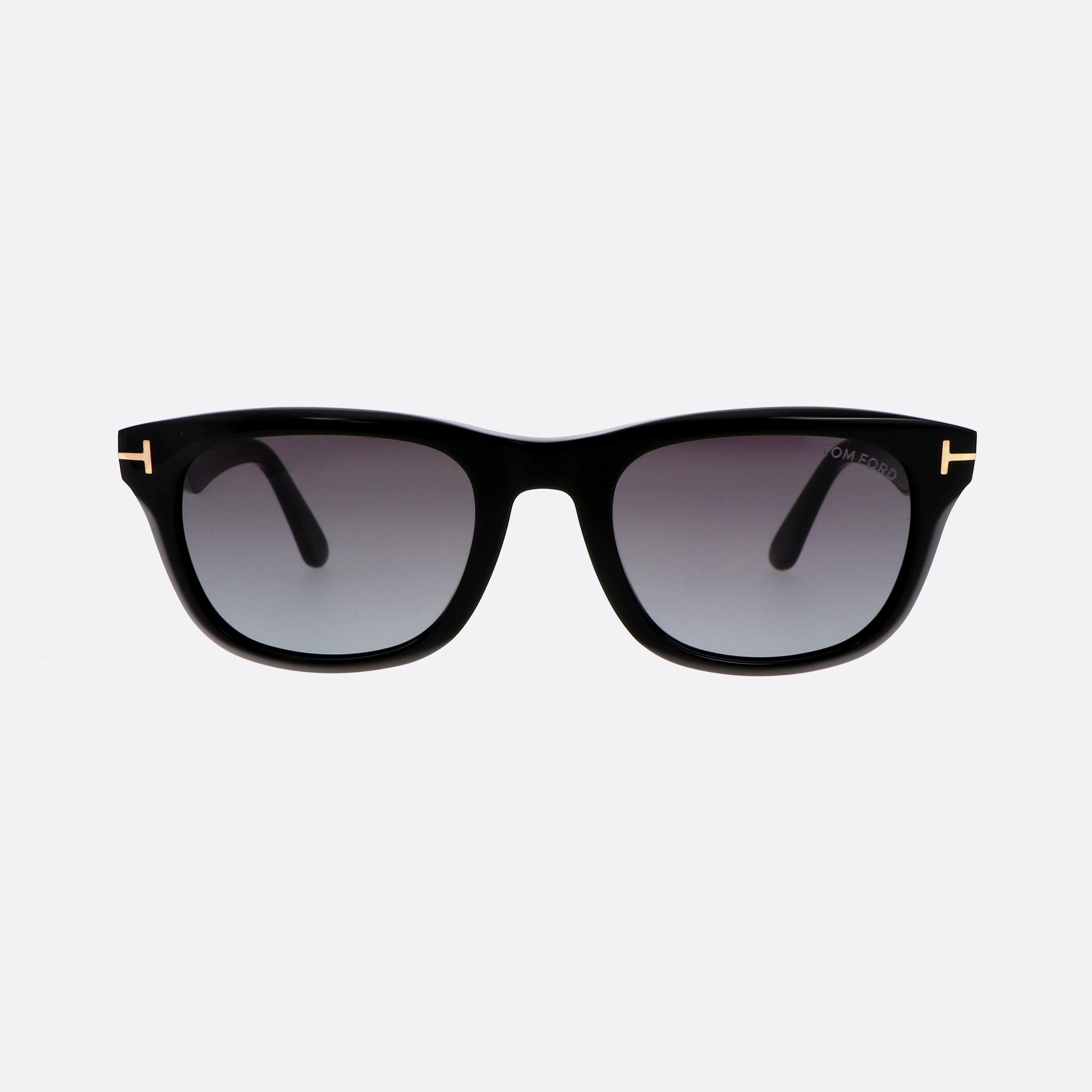 Tom 54mm Ford Kendel Ft1076 01b Black Squared Men Sunglasses - Side View