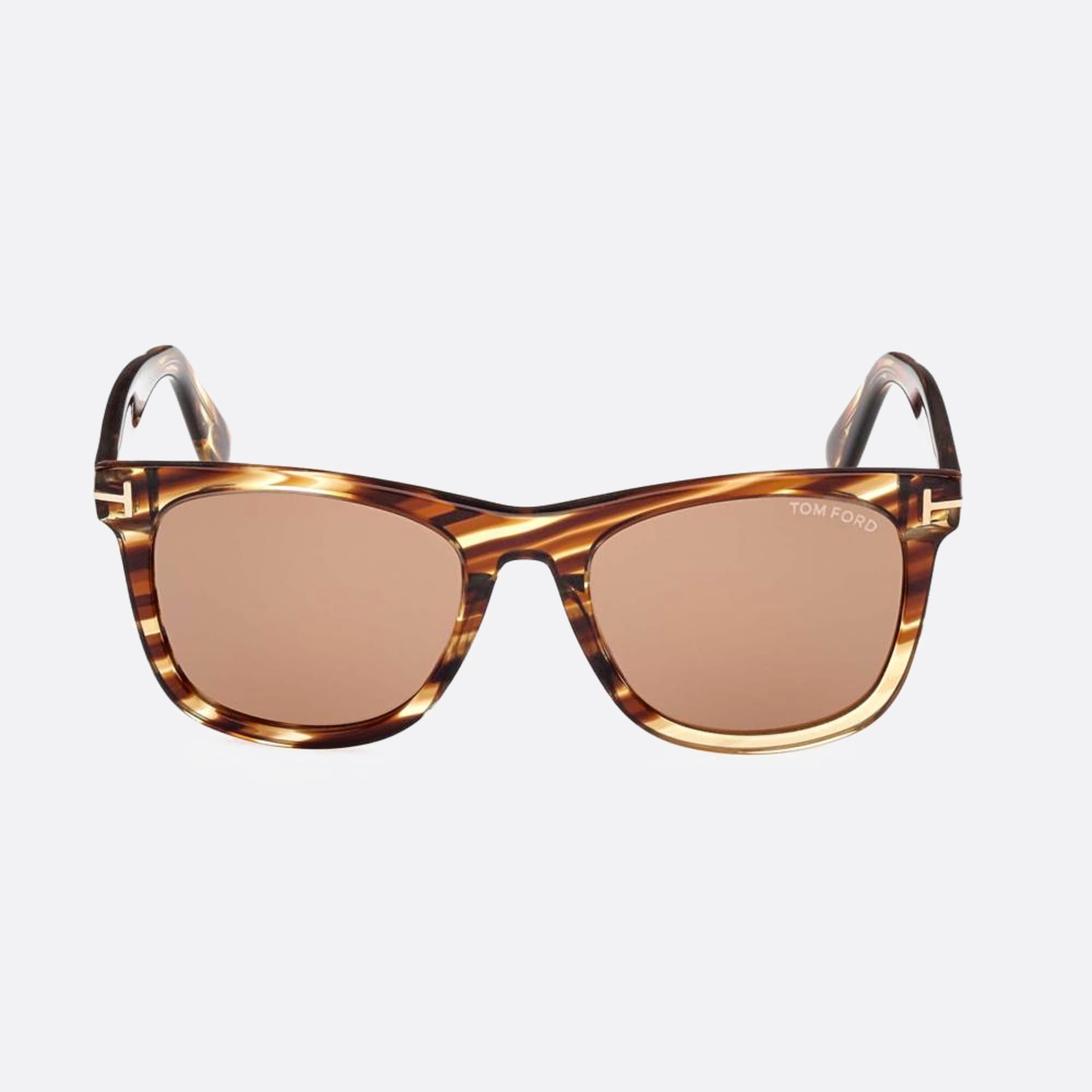 Tom 52mm Ford Kevyn 55e Havana Squared Men Sunglasses - Main View