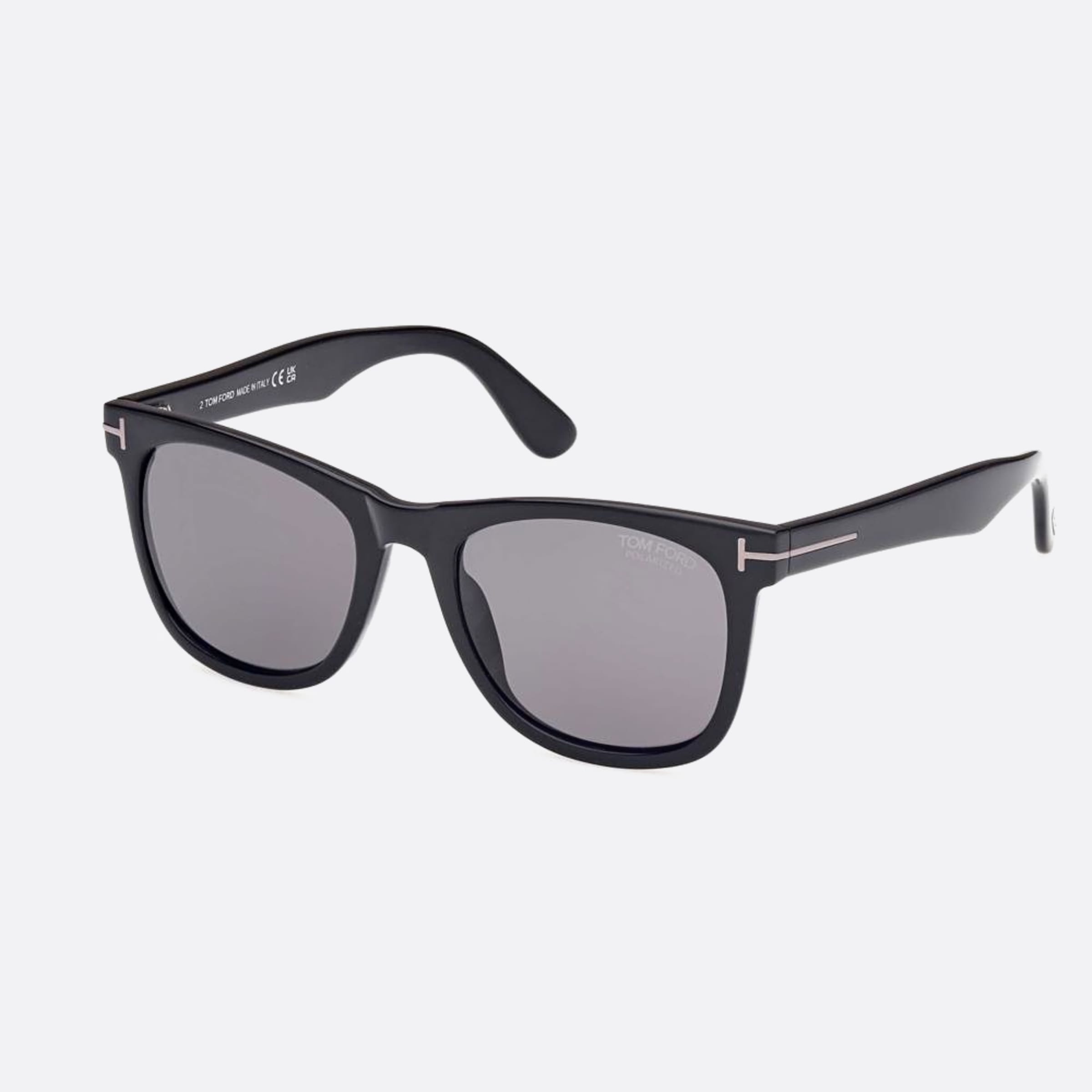 Tom 52mm Ford Kevyn 01d Black Squared Polarized Men Sunglasses - Side View