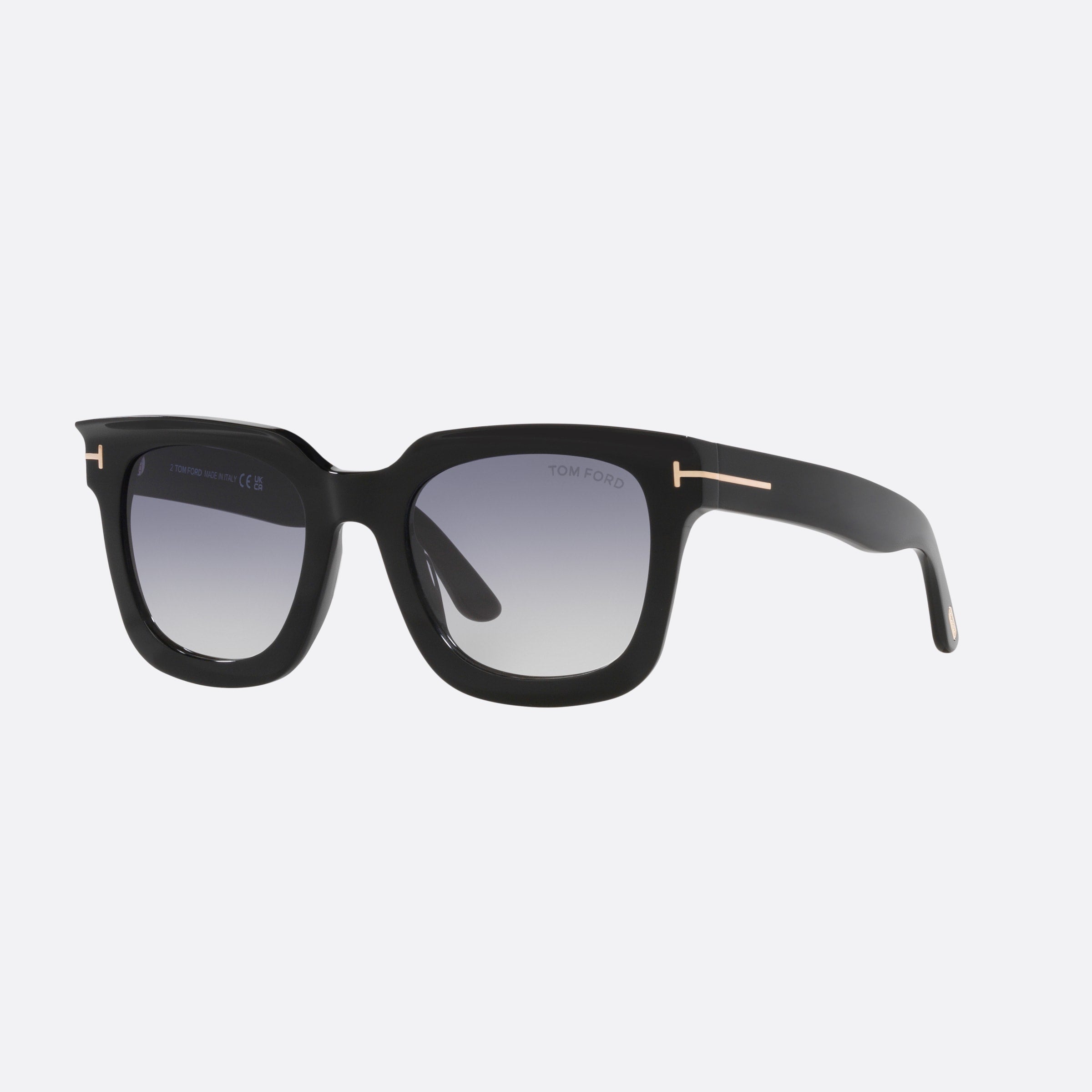 Tom 52mm Ford Leigh Black Square Women Sunglasses - Main View