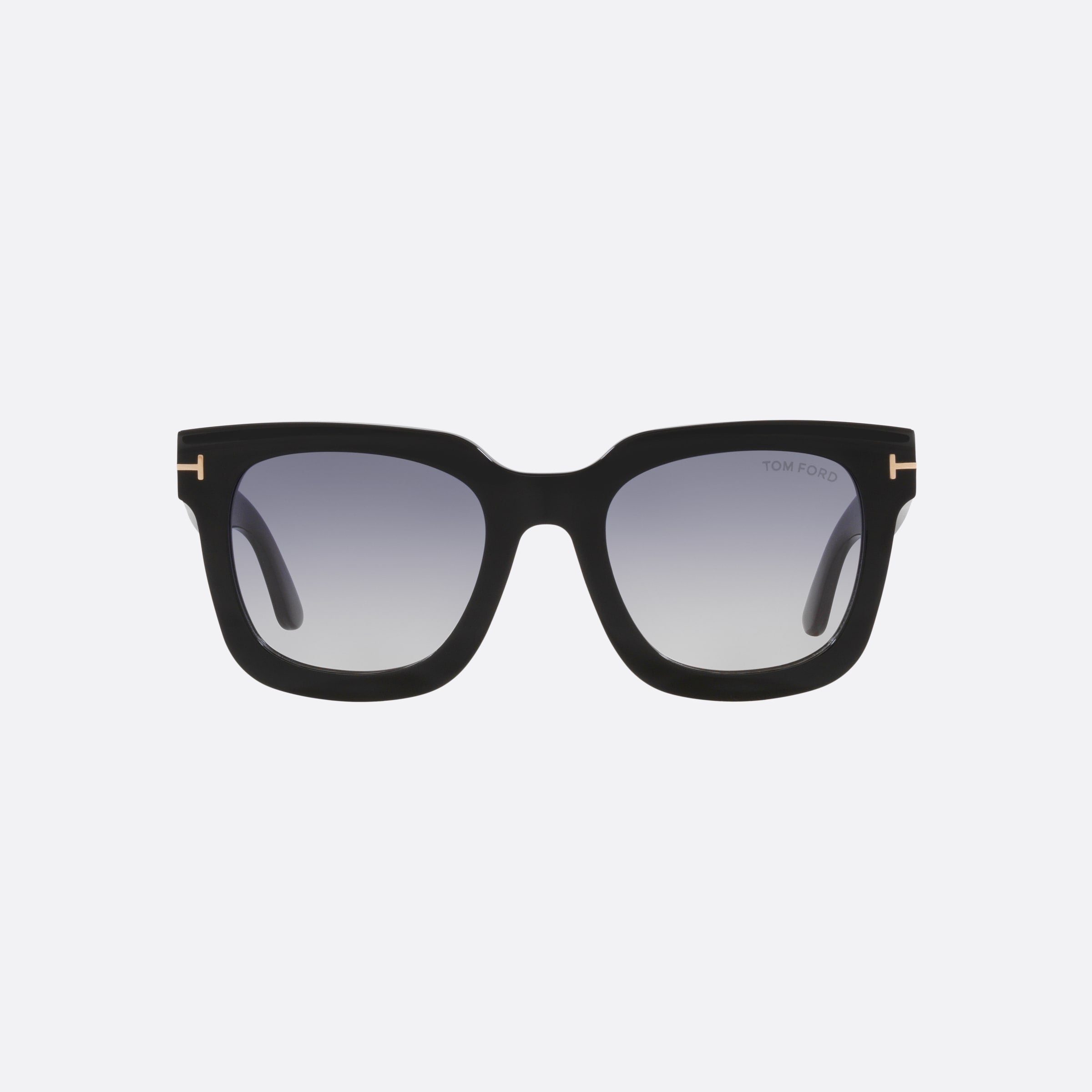 Tom 52mm Ford Leigh Black Square Women Sunglasses - Side View