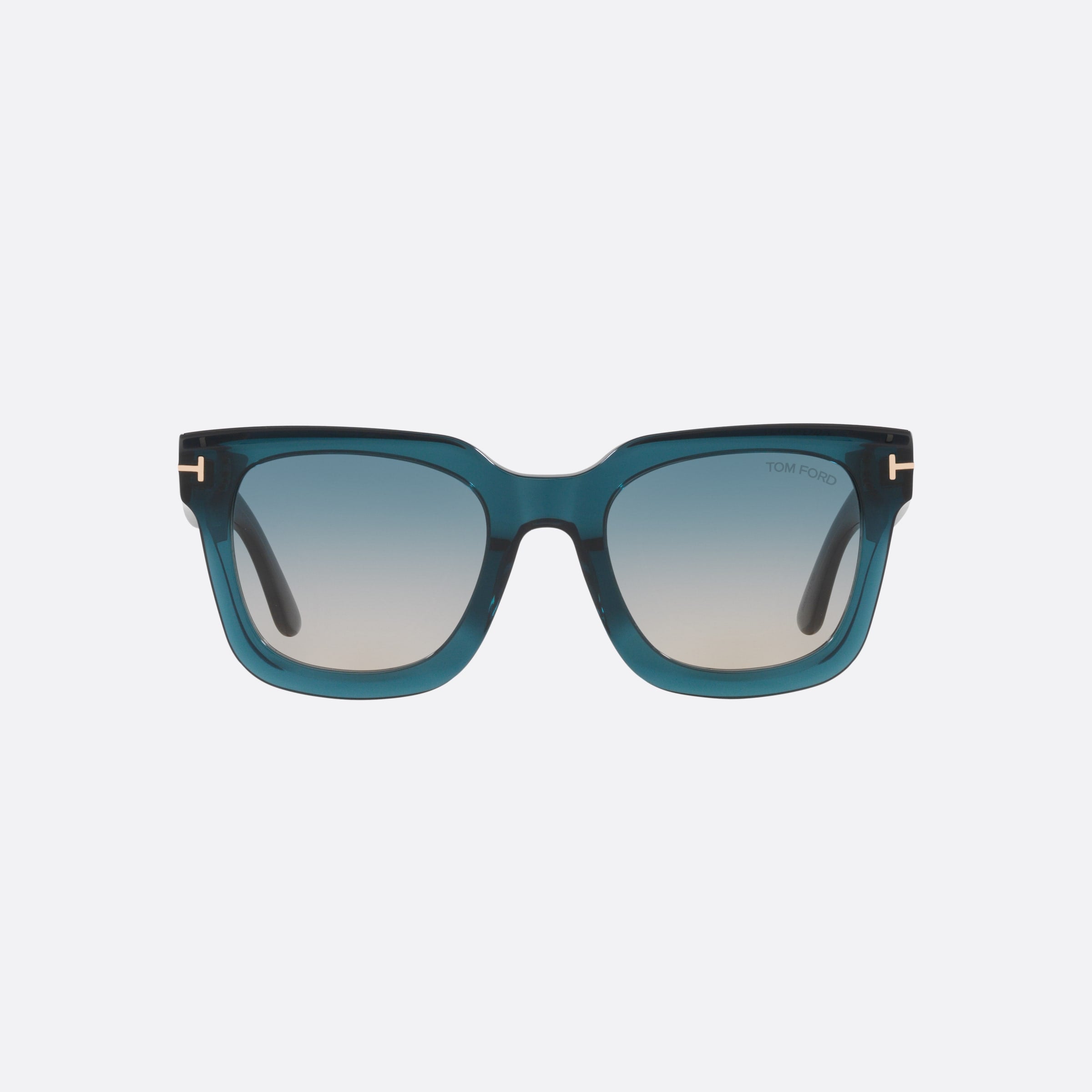 Tom 52mm Ford Leigh Blue Square Women Sunglasses - Side View