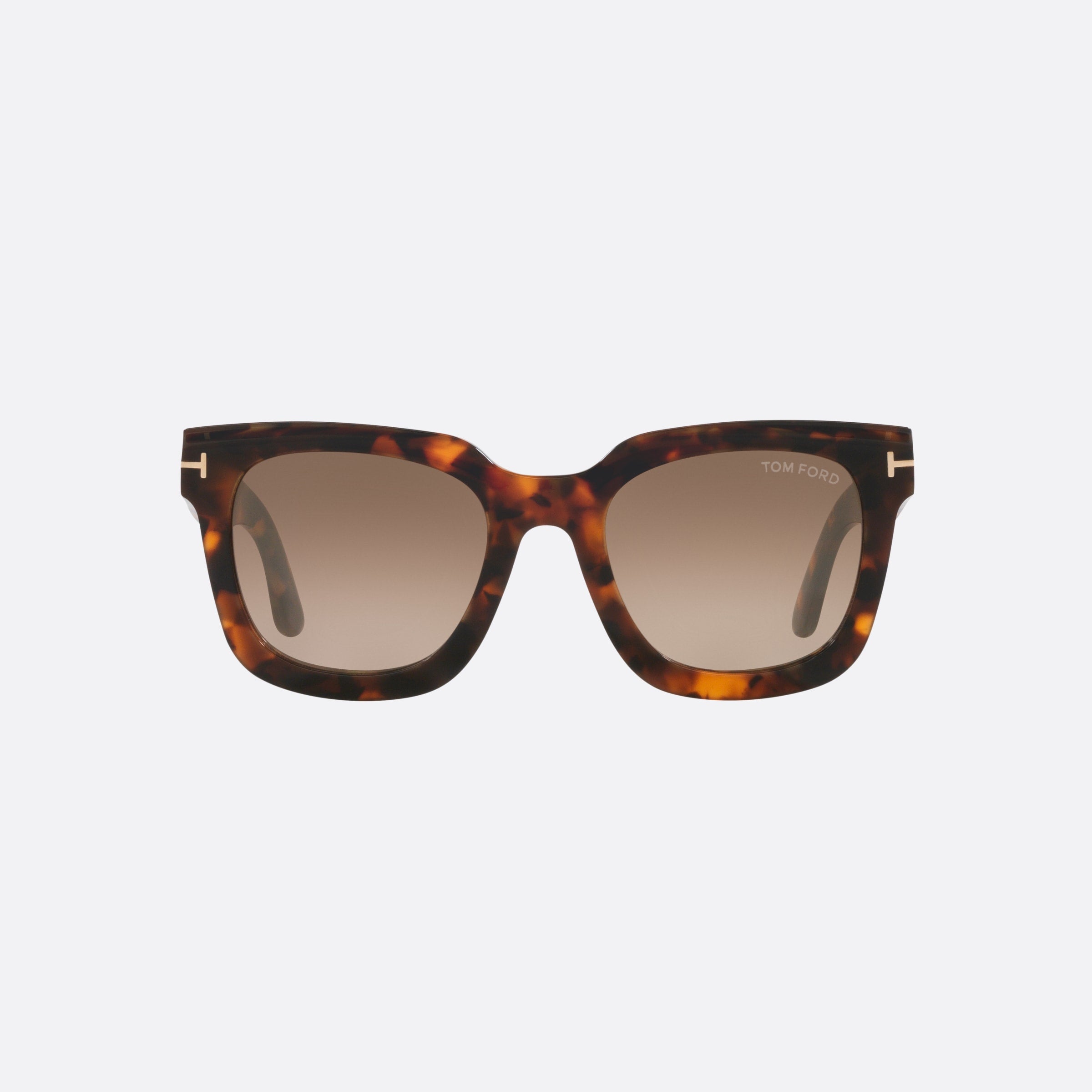 Tom 52mm Ford Leigh Tortoise Square Women Sunglasses - Side View