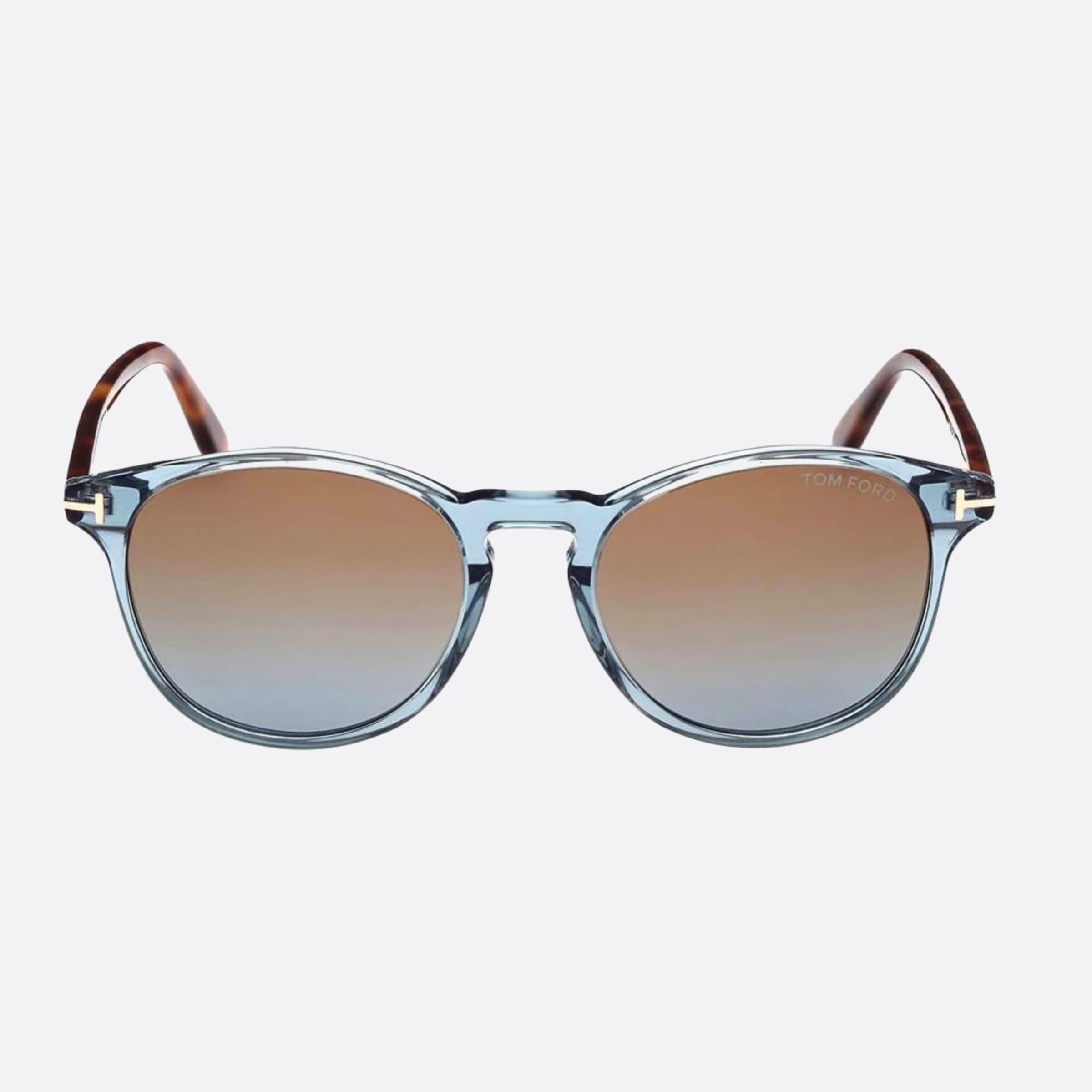 Tom 53mm Ford Lewis 90f Blue Round Unisex Sunglasses - Main View