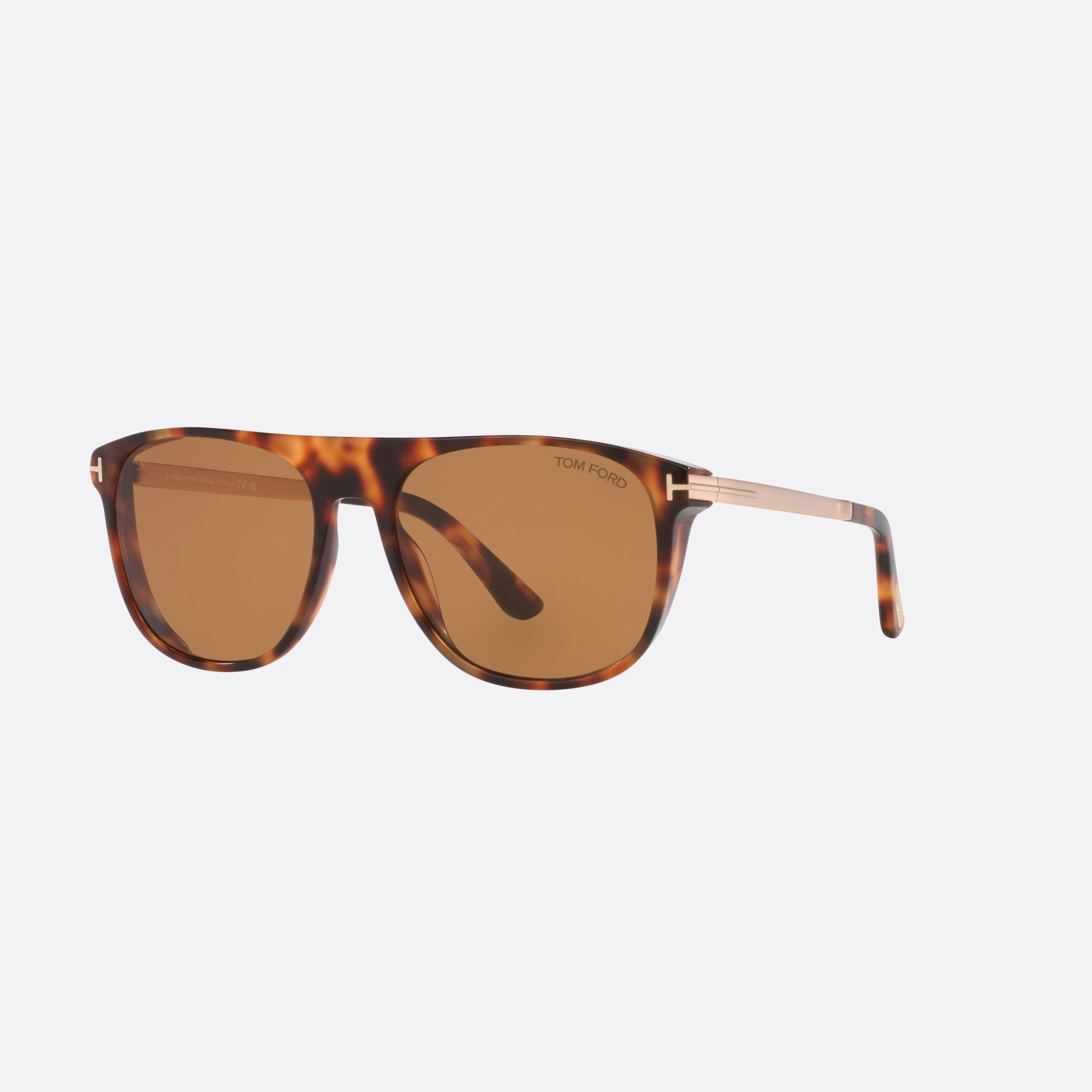 Tom 55mm Ford Lionel 55e Tortoise Square Men Sunglasses - Main View