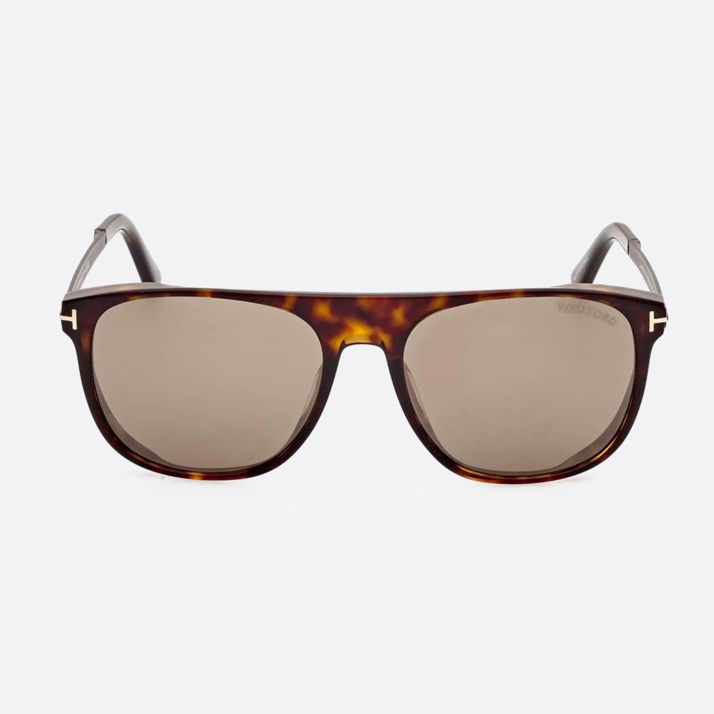 Tom 55mm Ford Lionel 52l Havana Squared Men Sunglasses - Main View