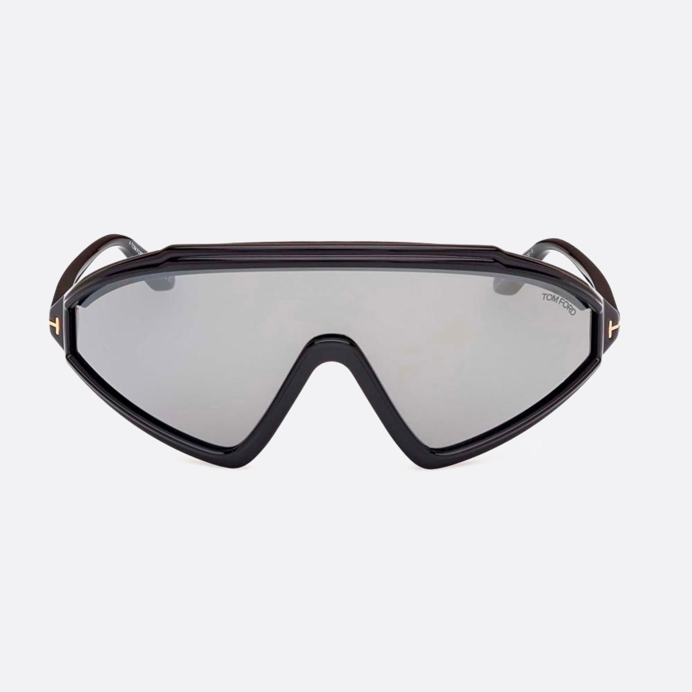 Tom Ford Lorna Ft1121 01c Black Shield Men Sunglasses - Main View
