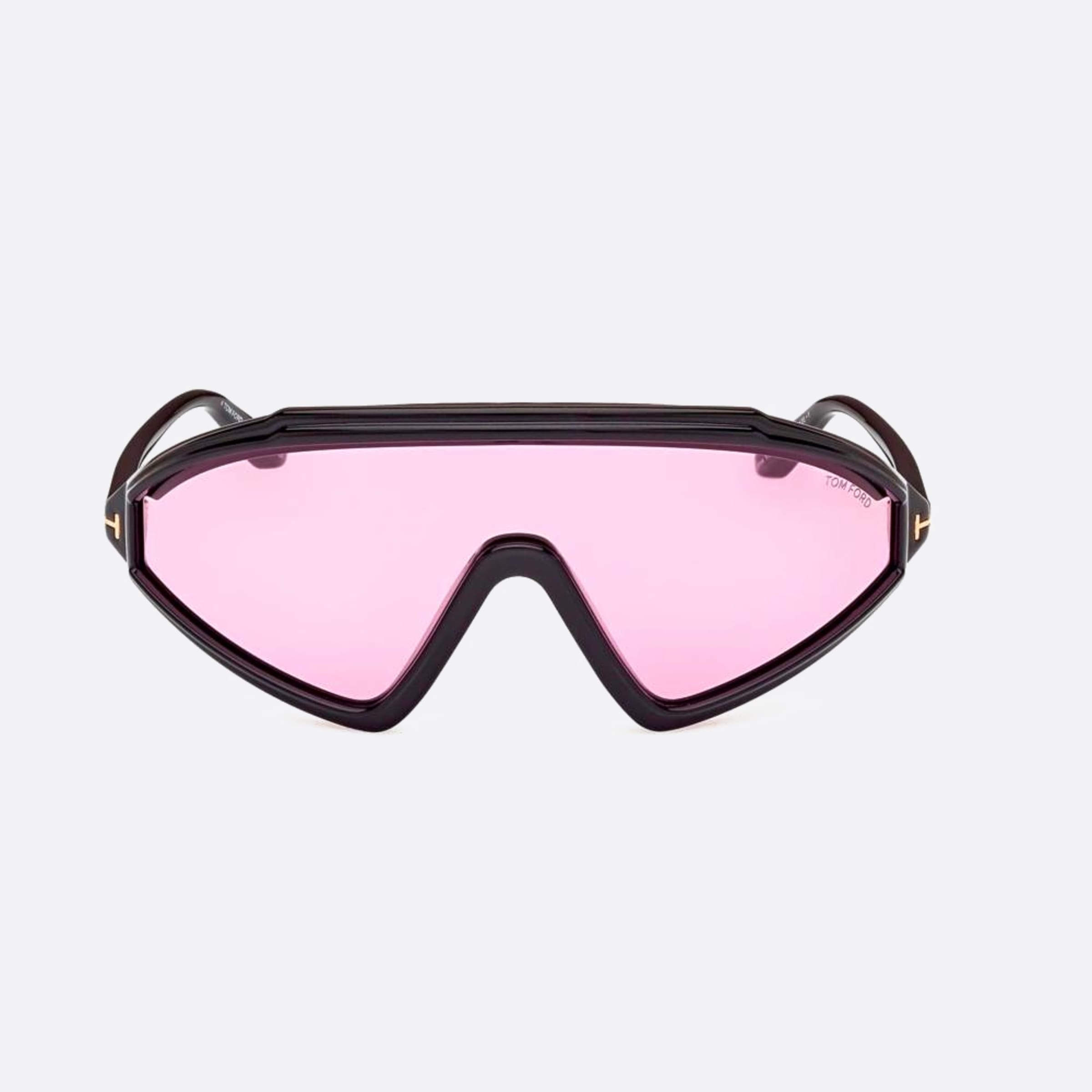 Tom Ford Lorna Ft1121 01y Black Shield Men Sunglasses - Main View