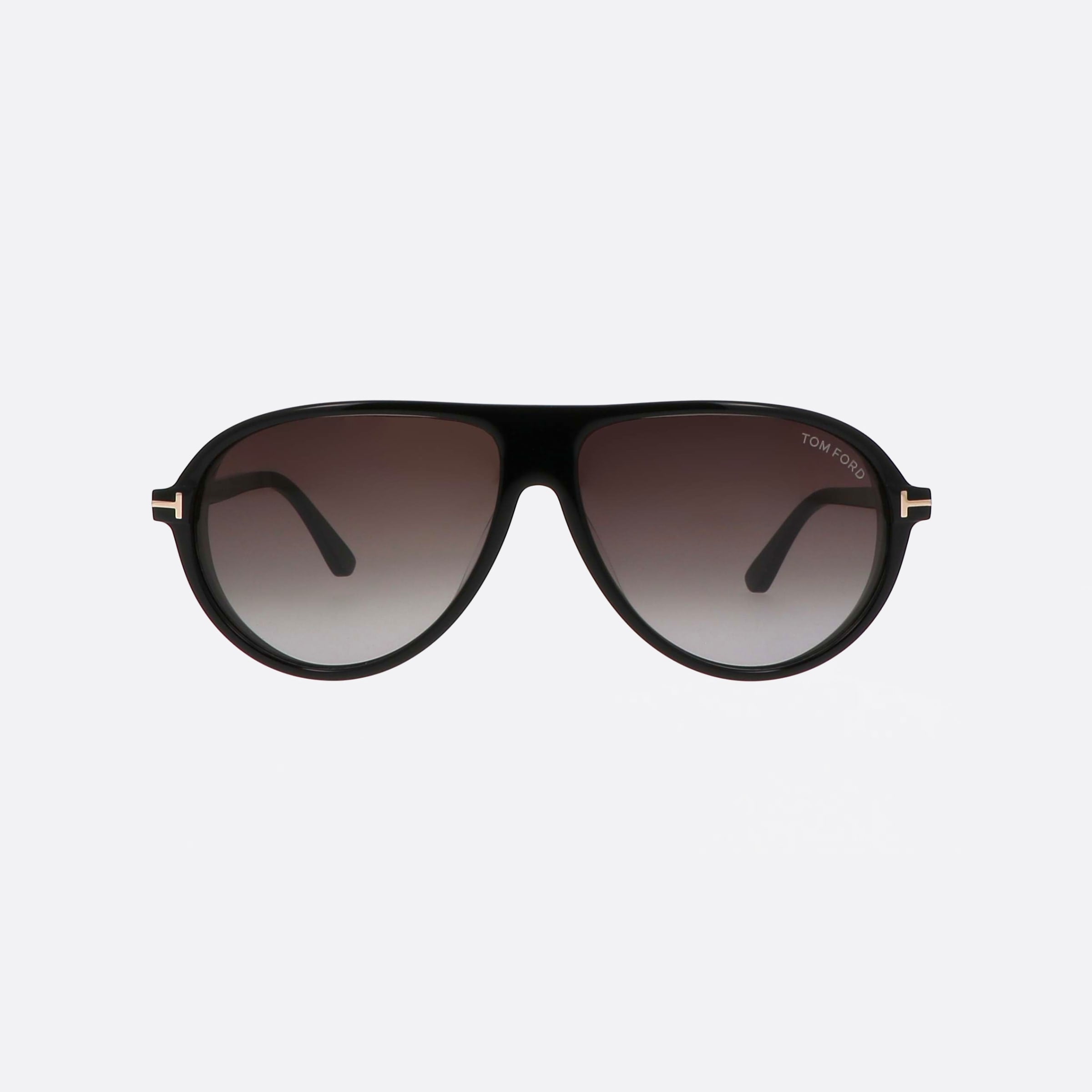 Tom 60mm Ford Marcus Ft1023 01b Black Pilot Men Sunglasses - Side View