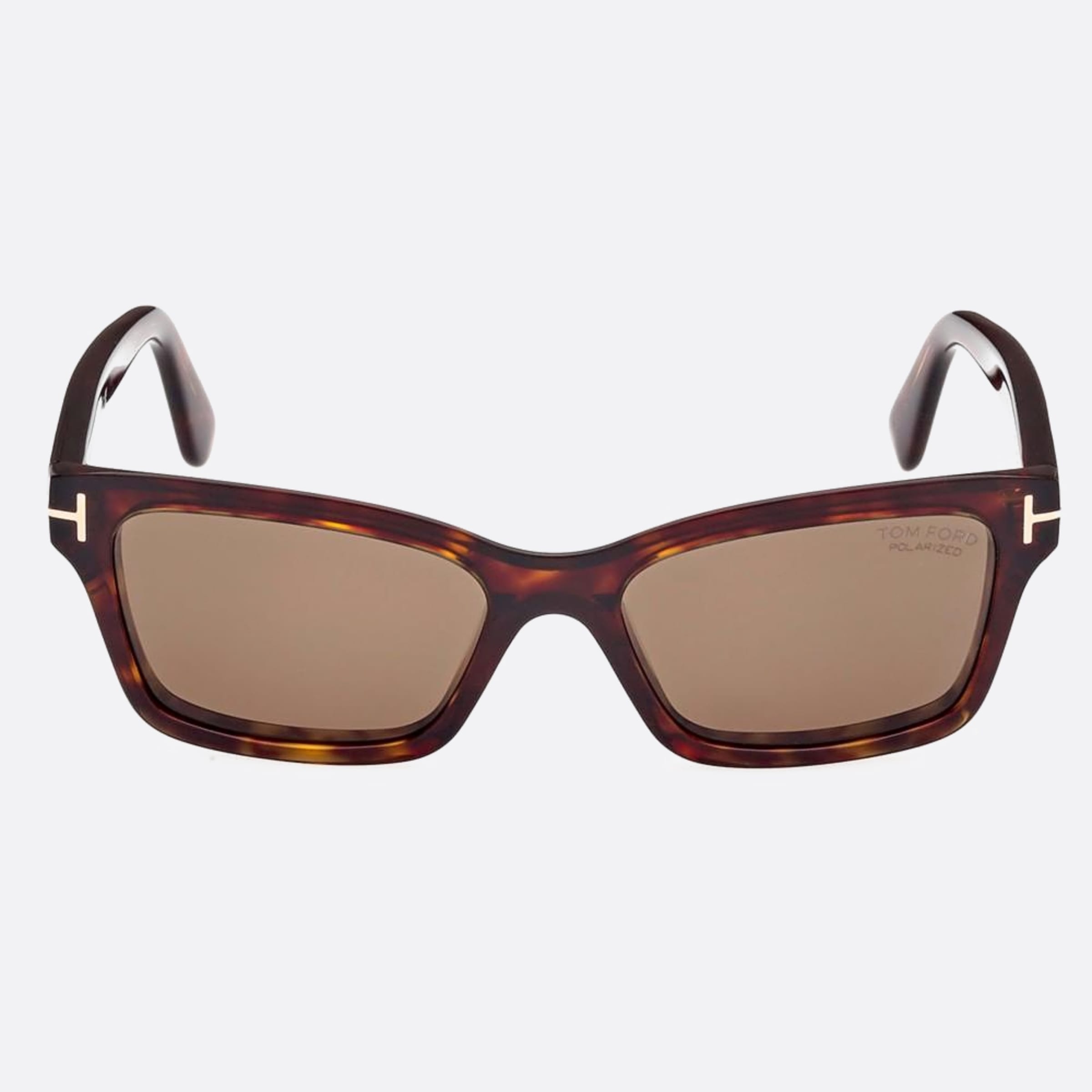 Tom 54mm Ford Mikel 52h Havana Squared Polarized Women Sunglasses - Main View