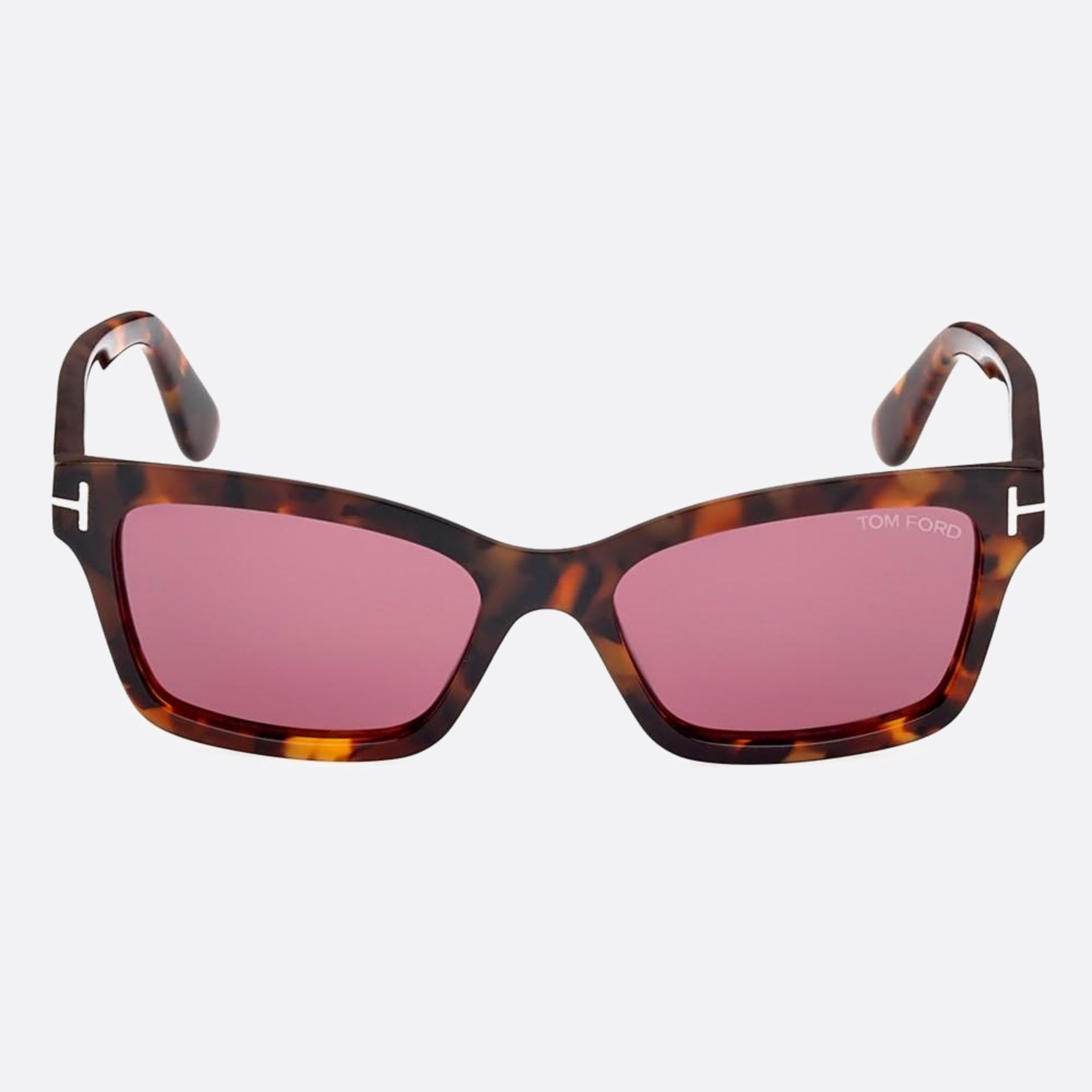 Tom 54mm Ford Mikel 52u Havana Squared Women Sunglasses - Main View