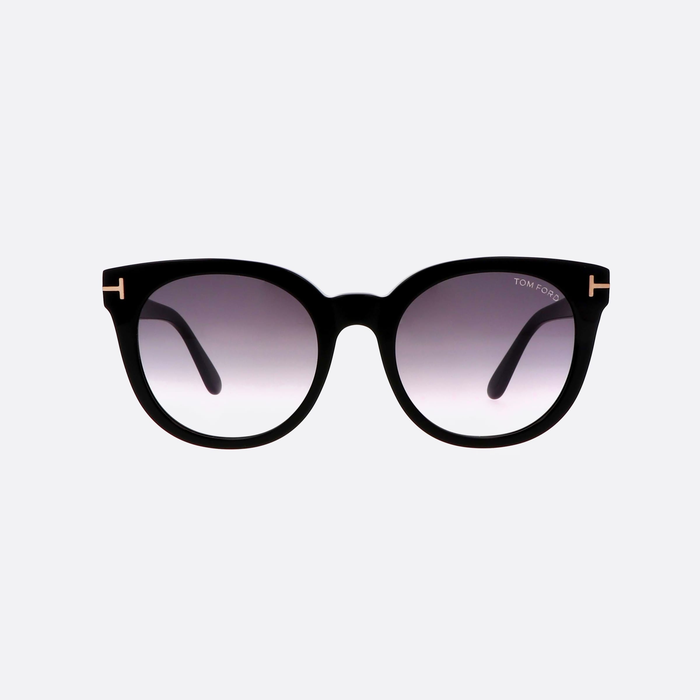 Tom 53mm Ford Moira Ft1109 01b Black Butterfly Women Sunglasses - Side View