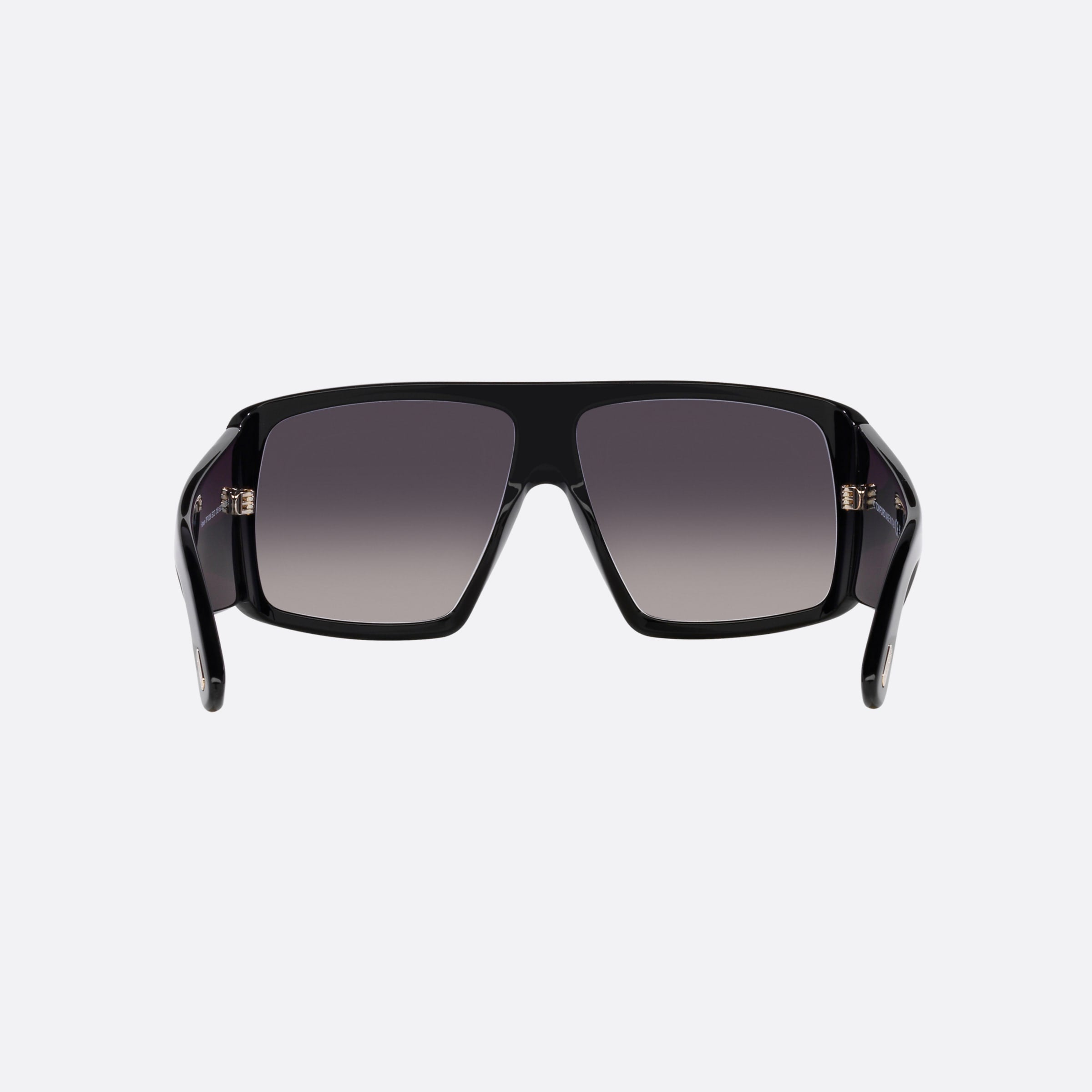 Tom 60mm Ford Nero Corvino Tortoiseshell Square Unisex Sunglasses - Side View
