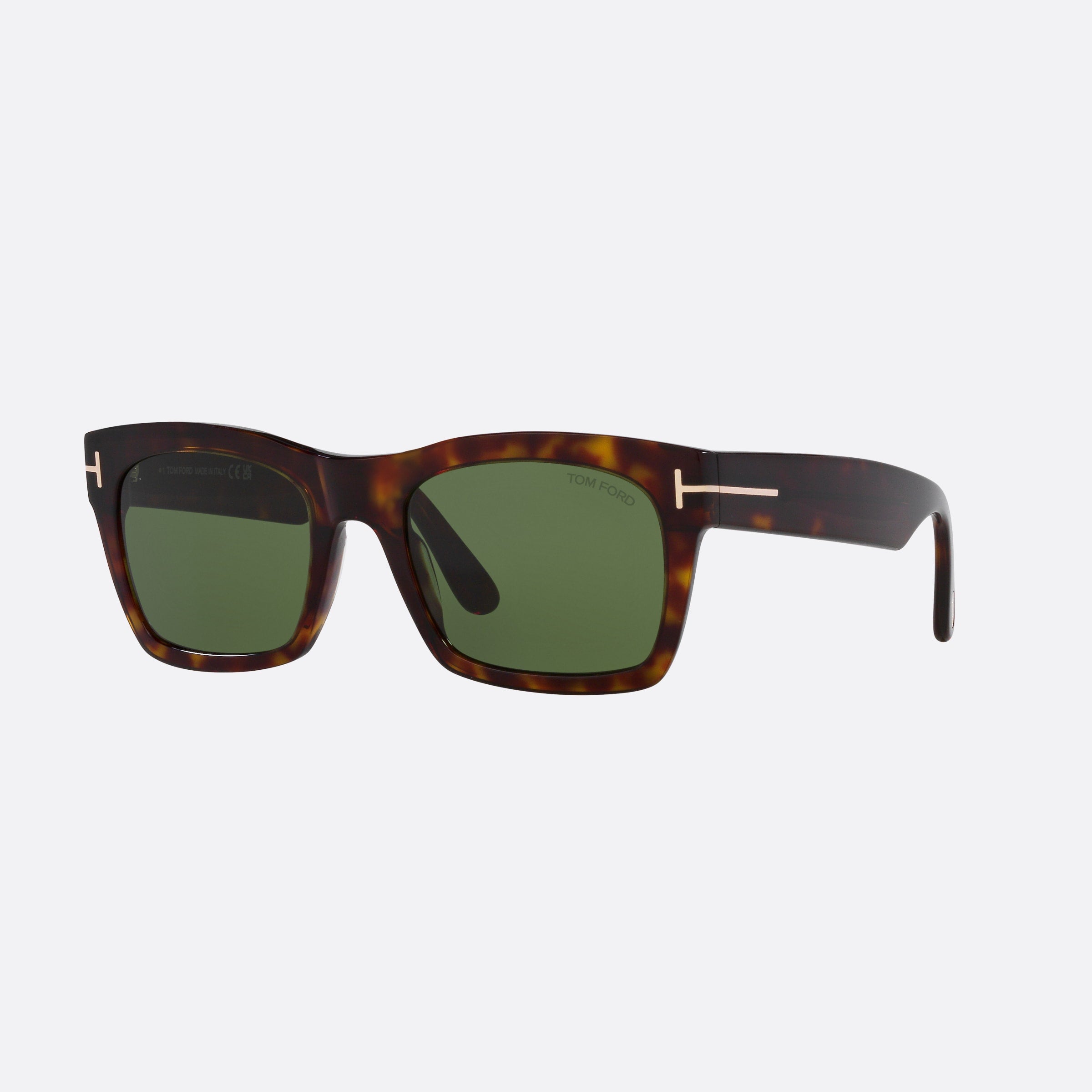 Tom 56mm Ford Nico Tortoise Square Men Sunglasses - Main View