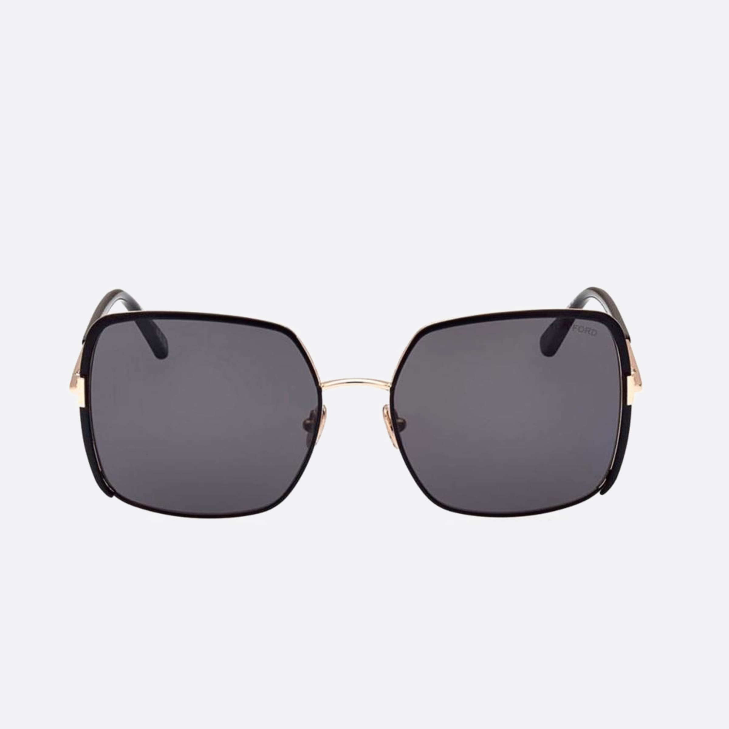 Tom 60mm Ford Raphaela 02a Black Geometric Women Sunglasses - Main View