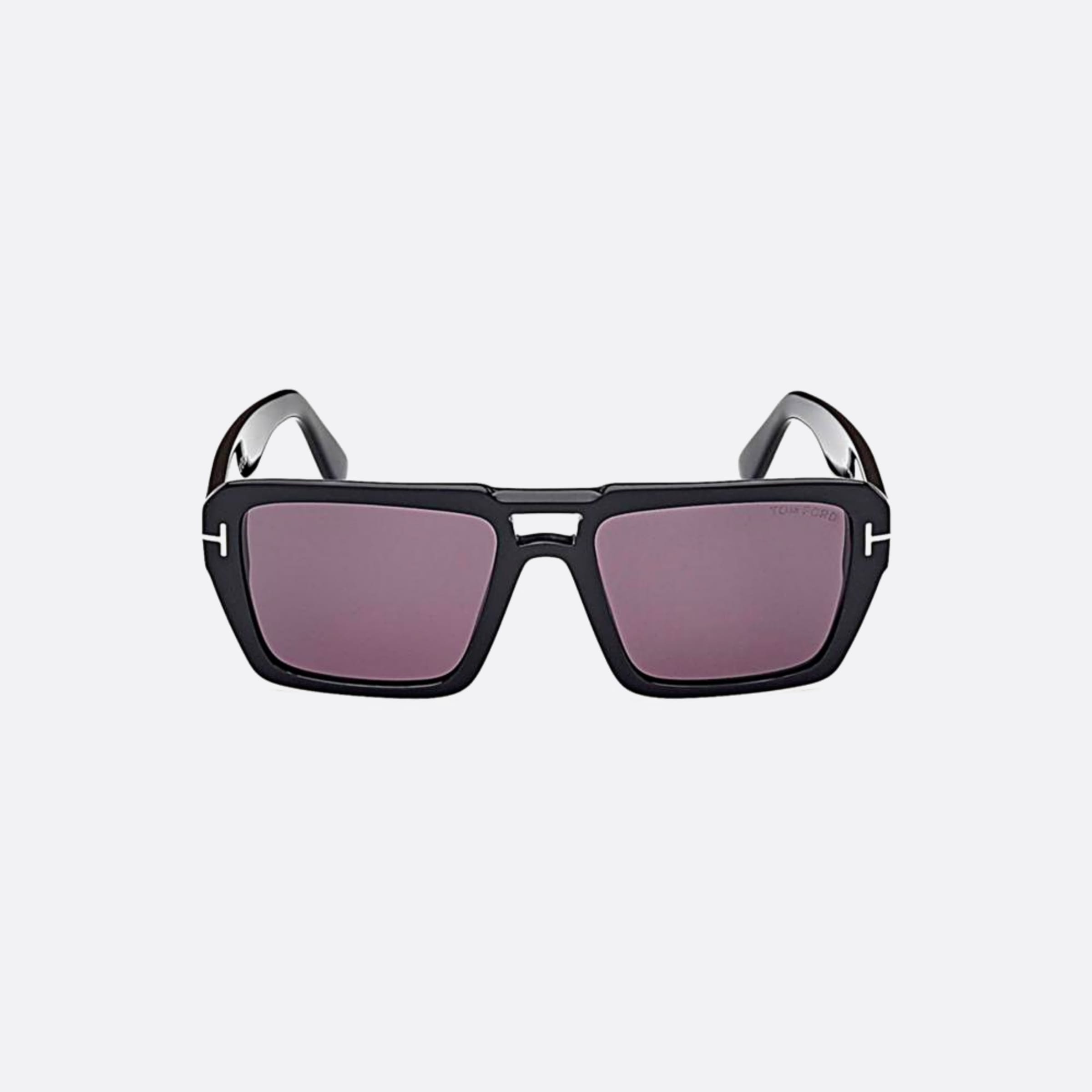Tom 56mm Ford Red Ford Ft1153 01a Black Squared Men Sunglasses - Main View