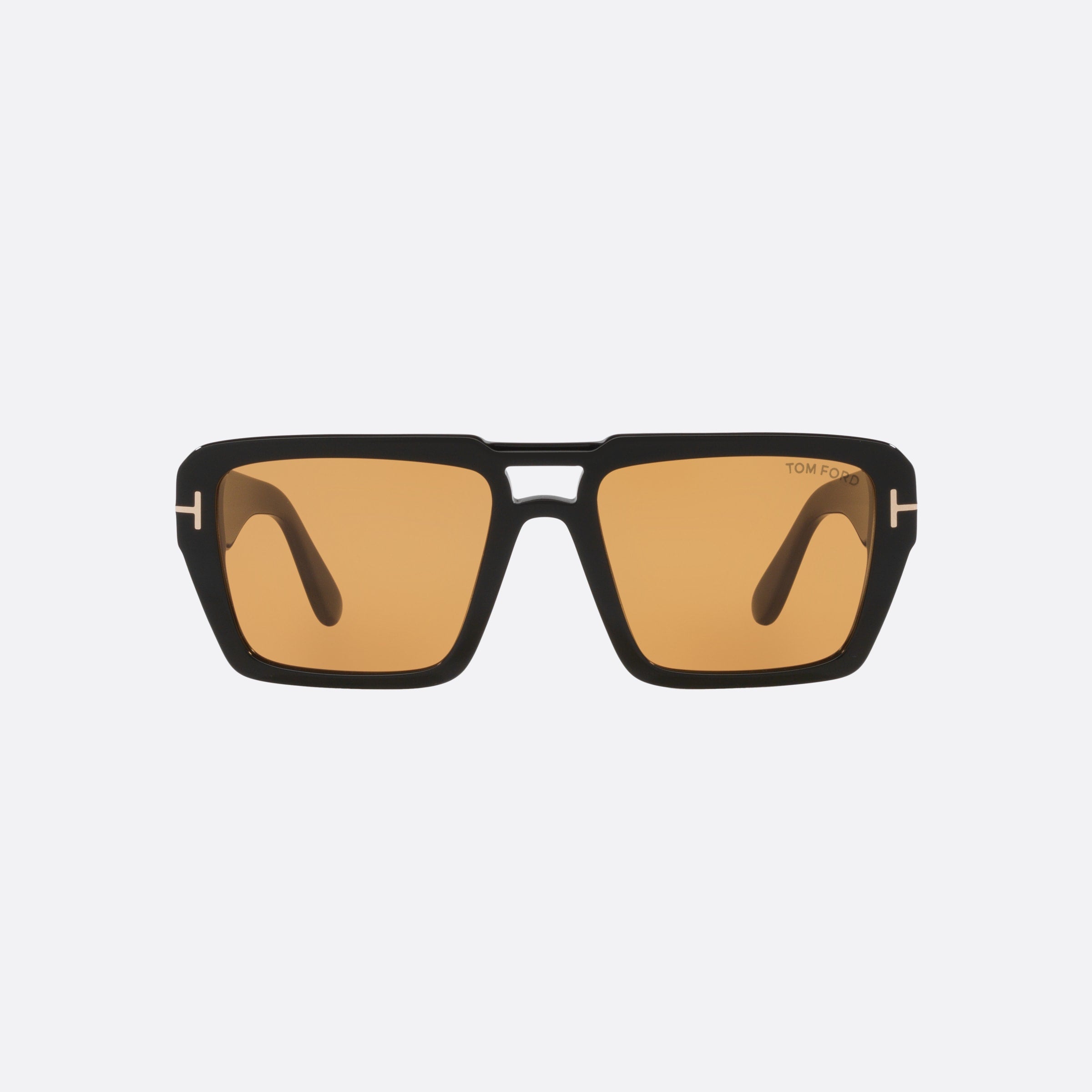 Tom 56mm Ford Redford 01e Black Pilot Men Sunglasses - Side View