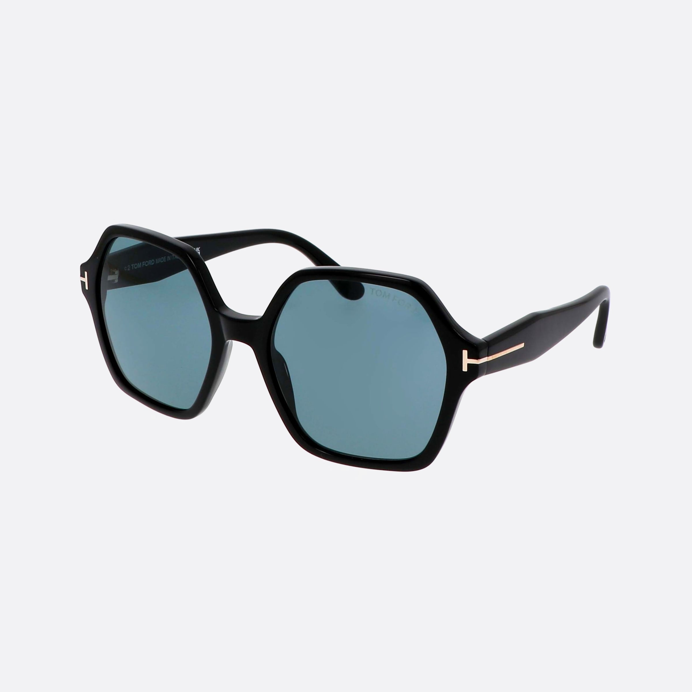 Tom 56mm Ford Romy Ft1032 01a Black Square Unisex Sunglasses - Main View