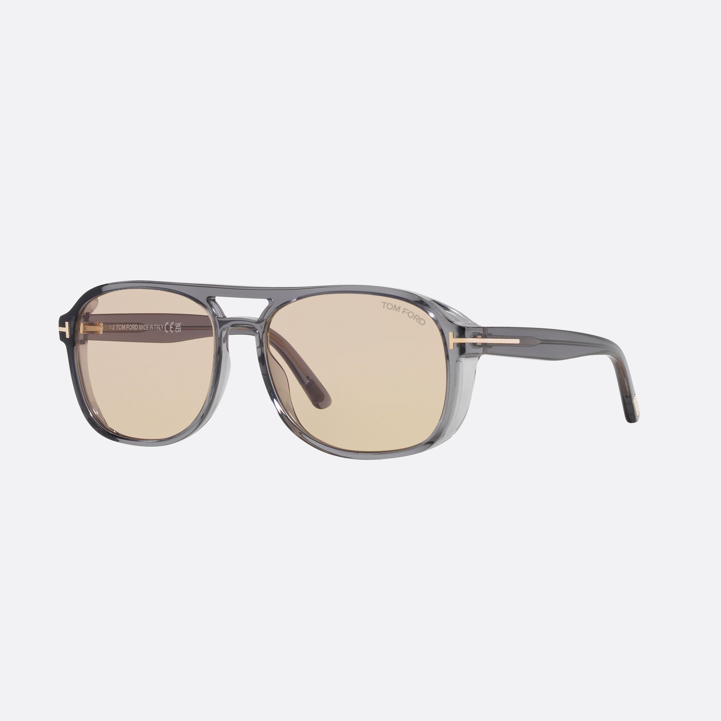 Tom 58mm Ford Rosco 20e Grey Square Photochromic Men Sunglasses - Main View