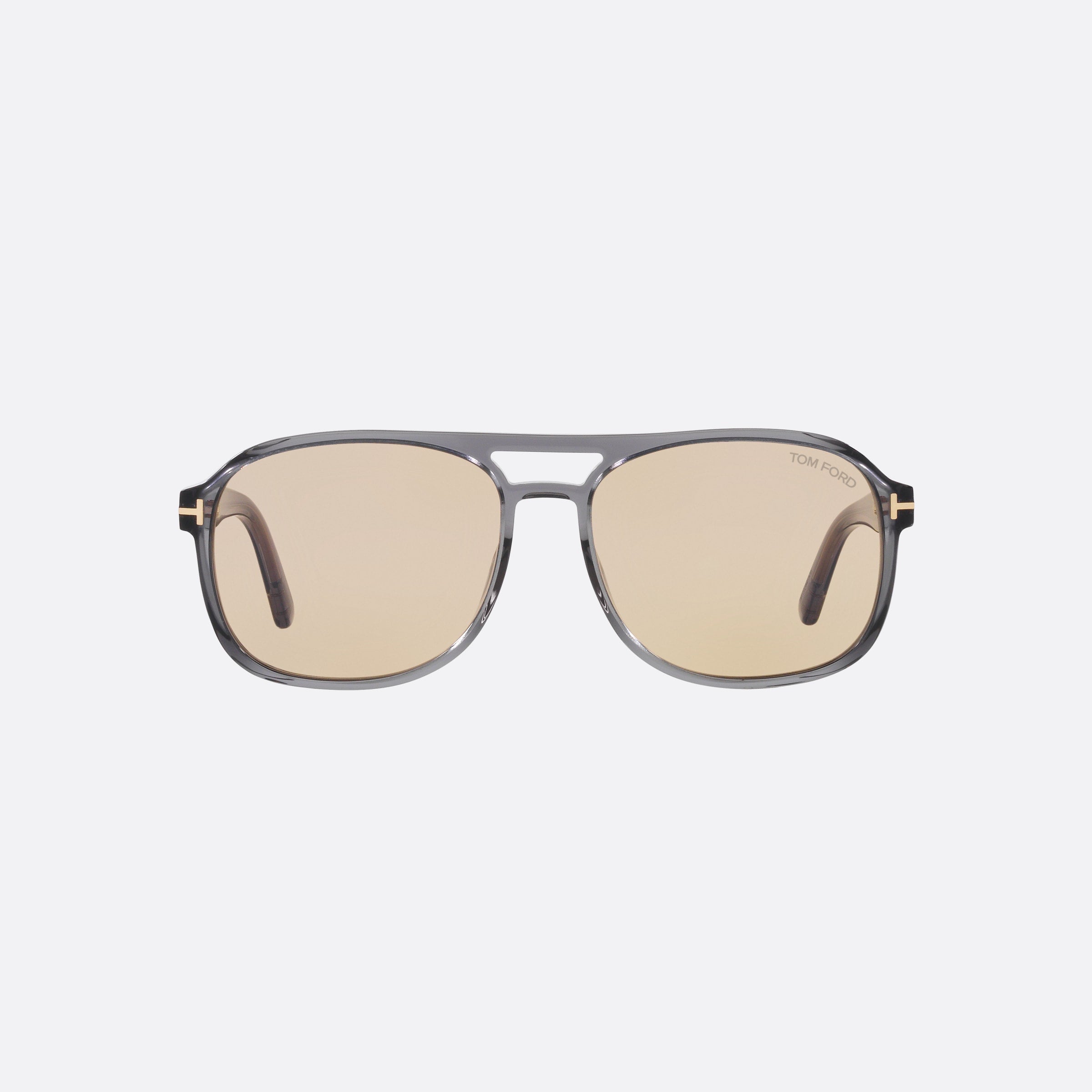 Tom 58mm Ford Rosco 20e Grey Square Photochromic Men Sunglasses - Side View