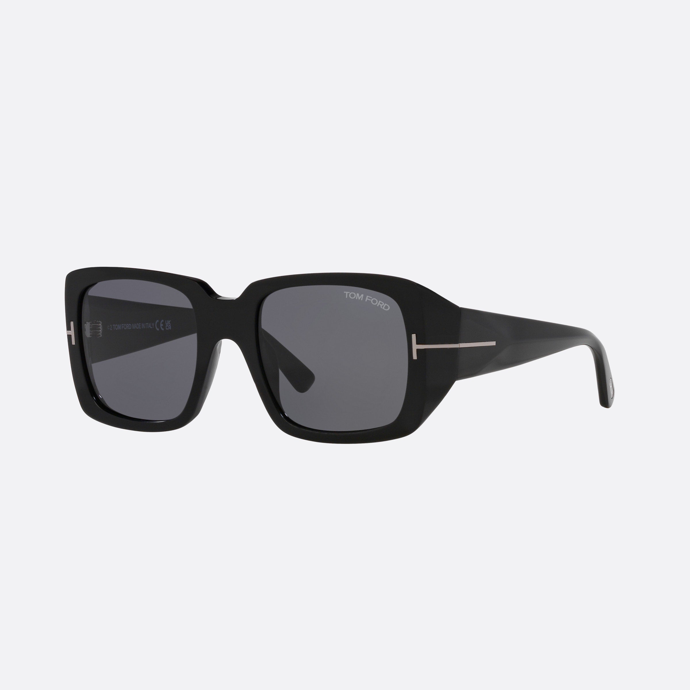 Tom 51mm Ford Ryder Black Square Women Sunglasses - Main View