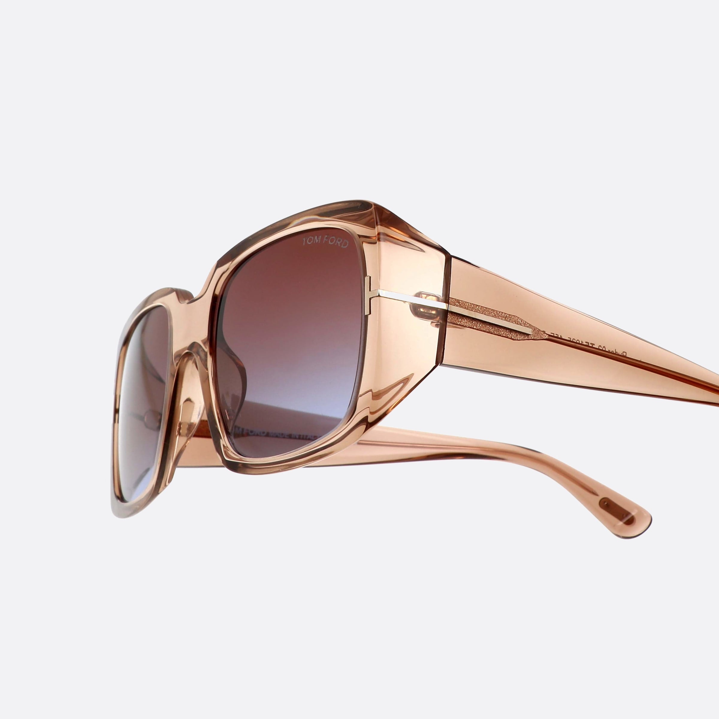 Tom 51mm Ford Ryder Ft1035 45f Clear Square Unisex Sunglasses - Lifestyle Shot