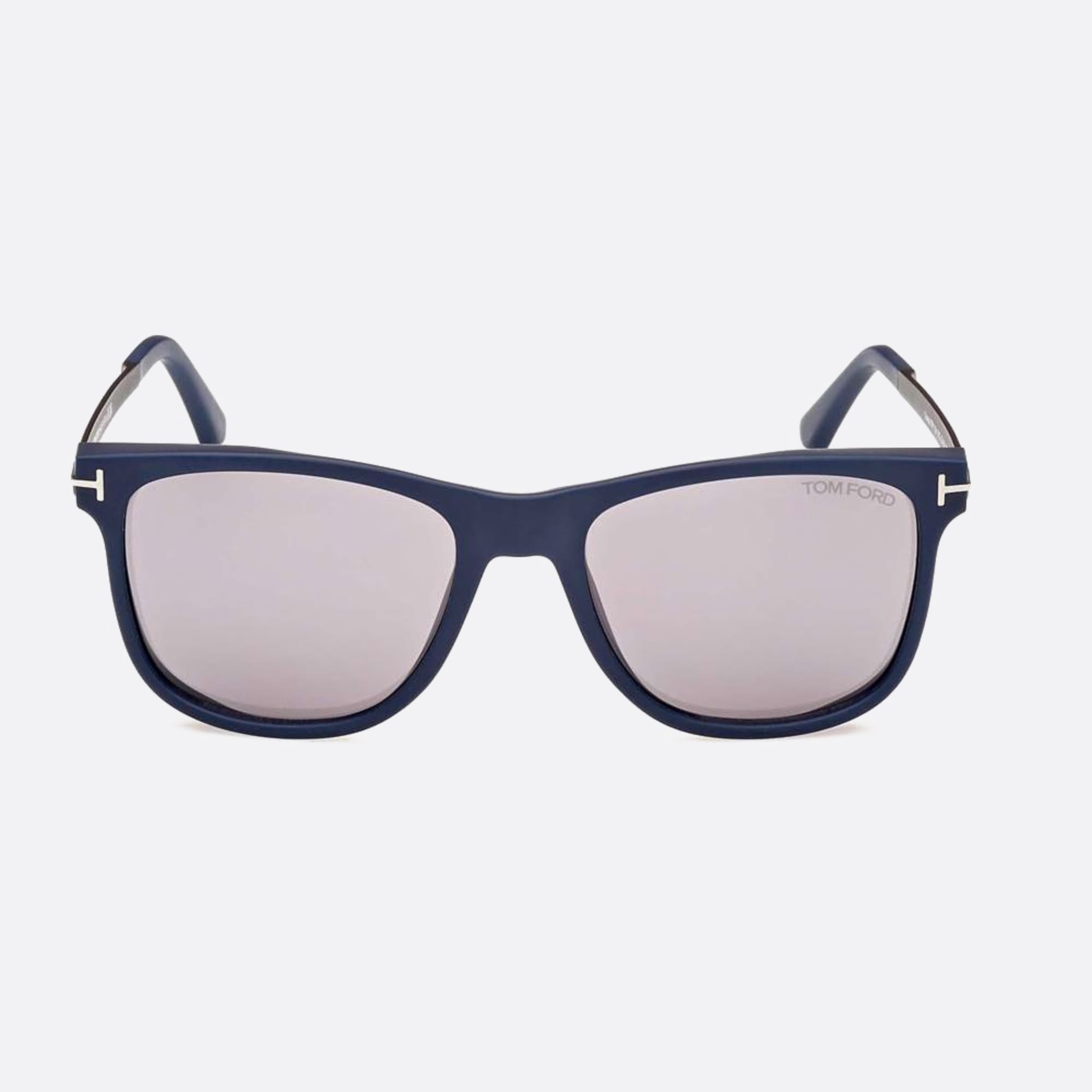 Tom 53mm Ford Sinatra 91c Blue Geometric Men Sunglasses - Main View