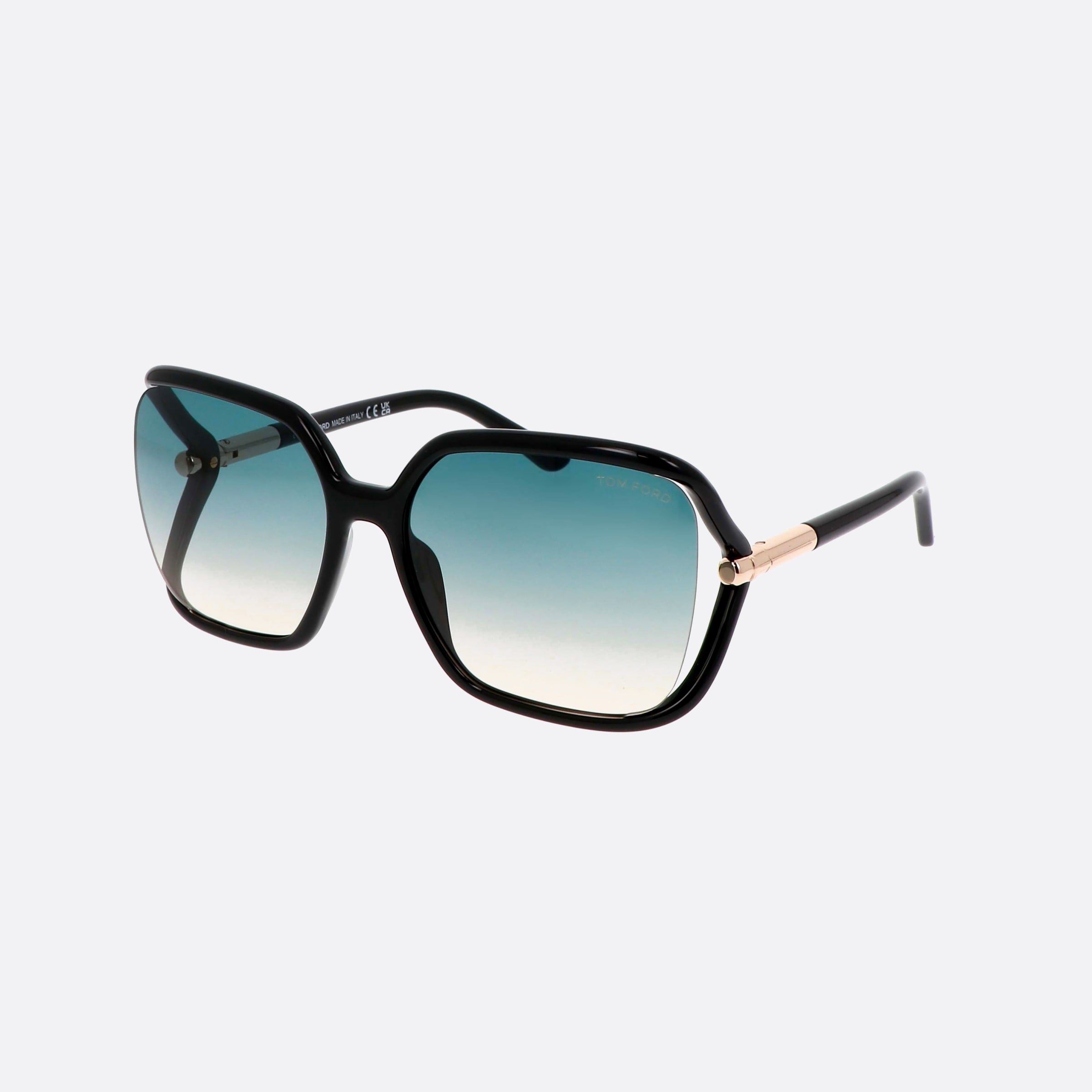 Tom 60mm Ford Solange Ft1089 01p Black Butterfly Women Sunglasses - Main View